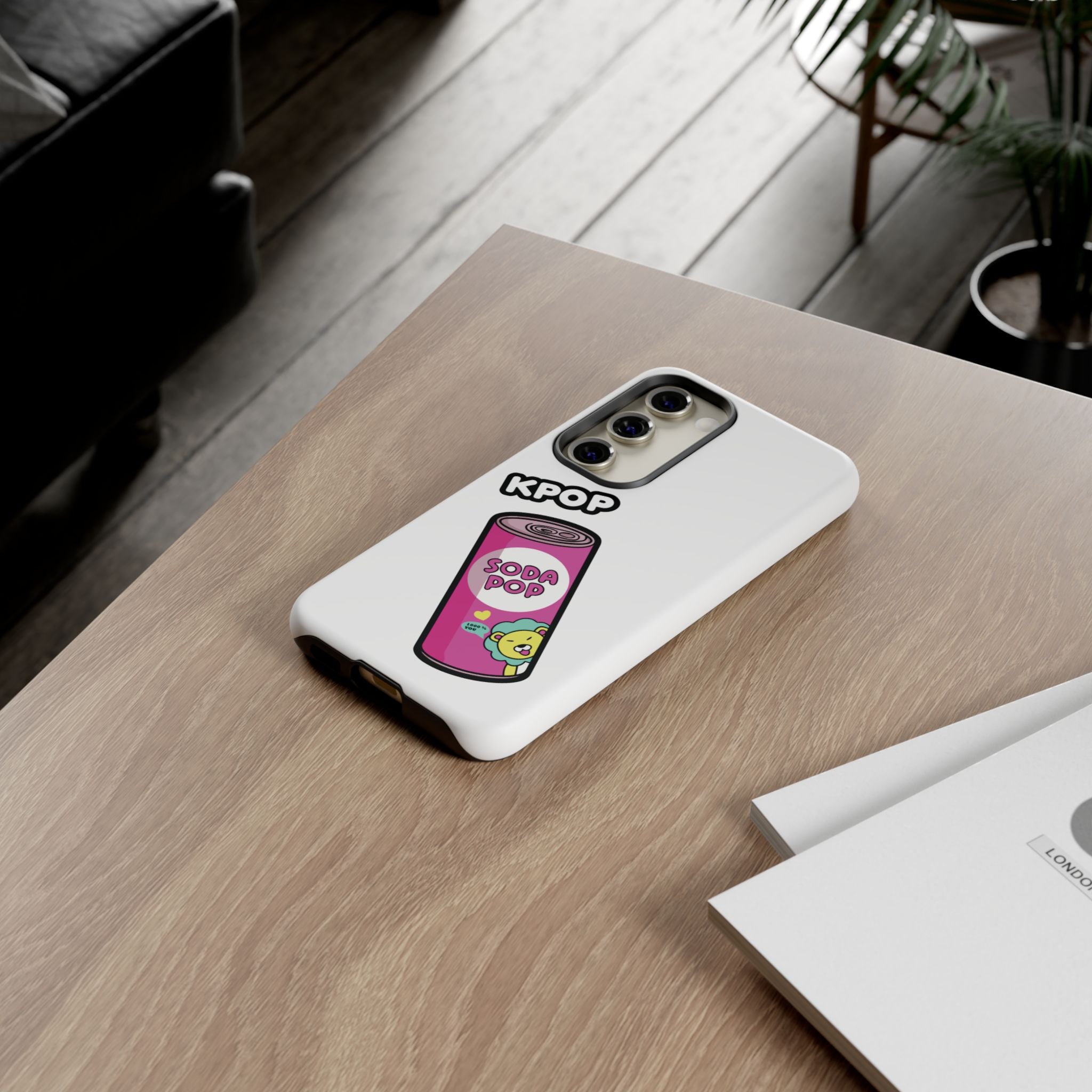 KPOP Style Soda Pop White Smartphone Tough Cases