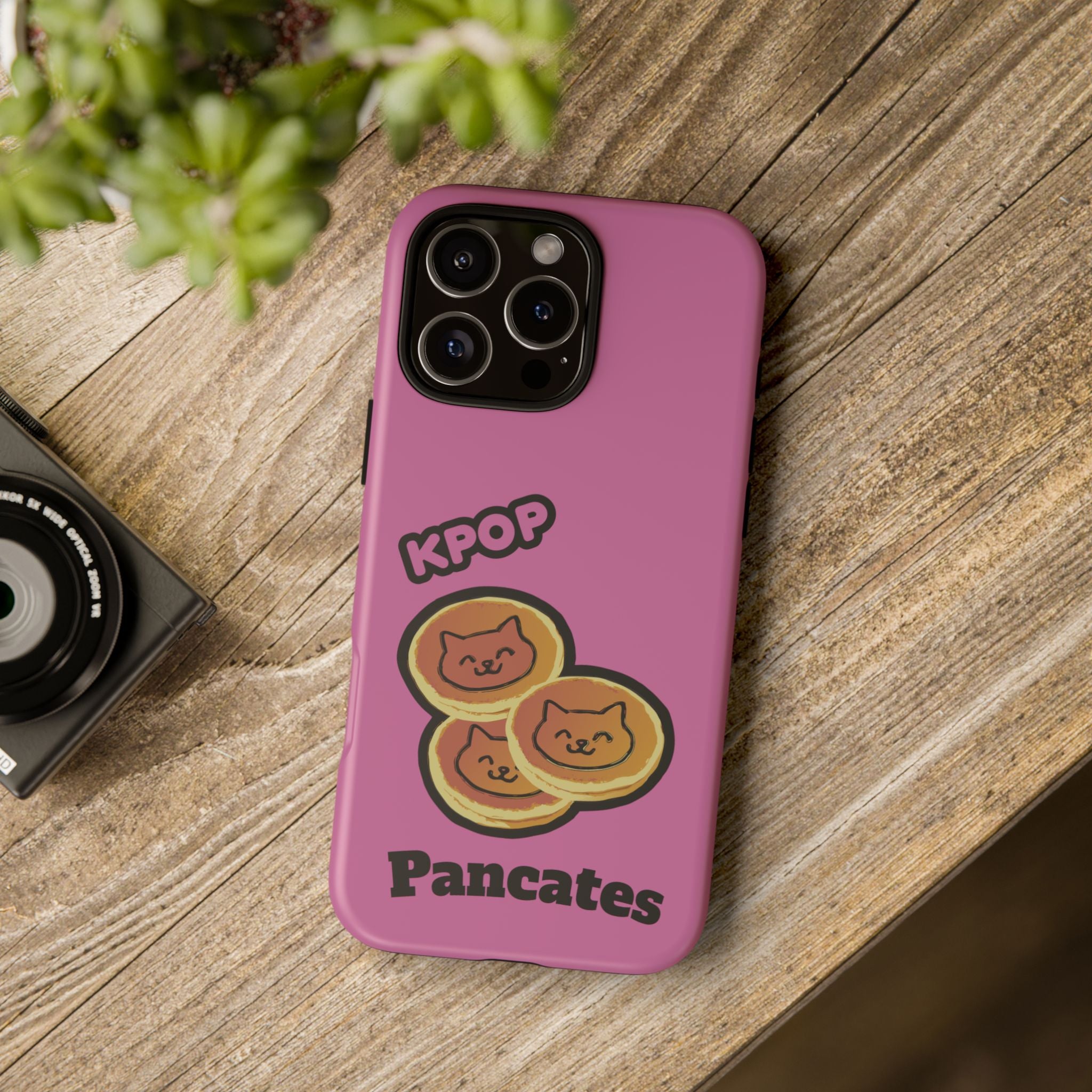 KPOP Style Pancates Pink Smartphone Tough Cases