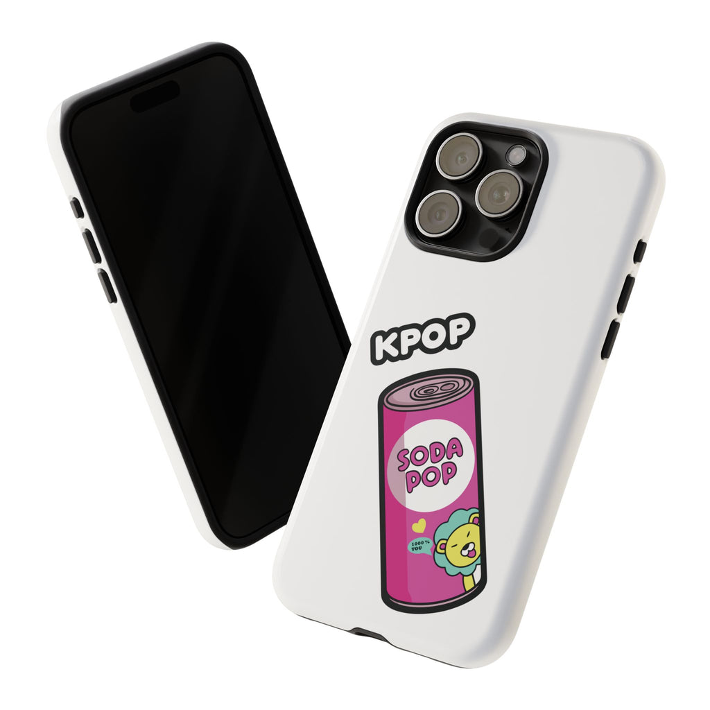 KPOP Style Soda Pop White Smartphone Tough Cases