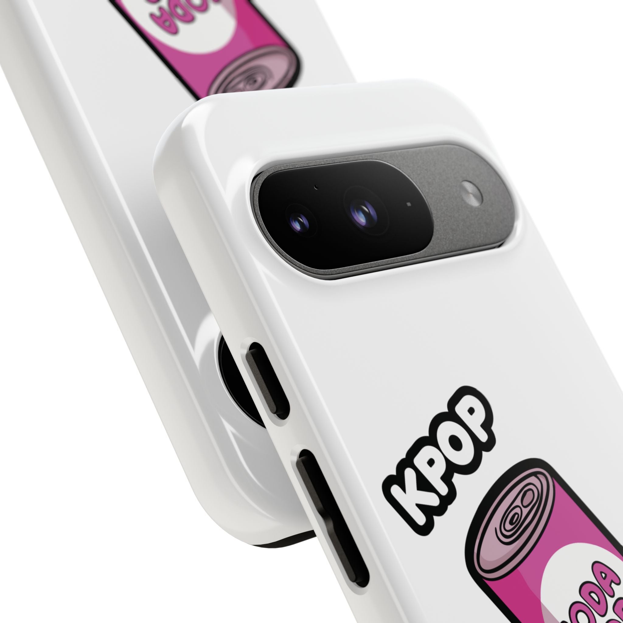 KPOP Style Soda Pop White Smartphone Tough Cases