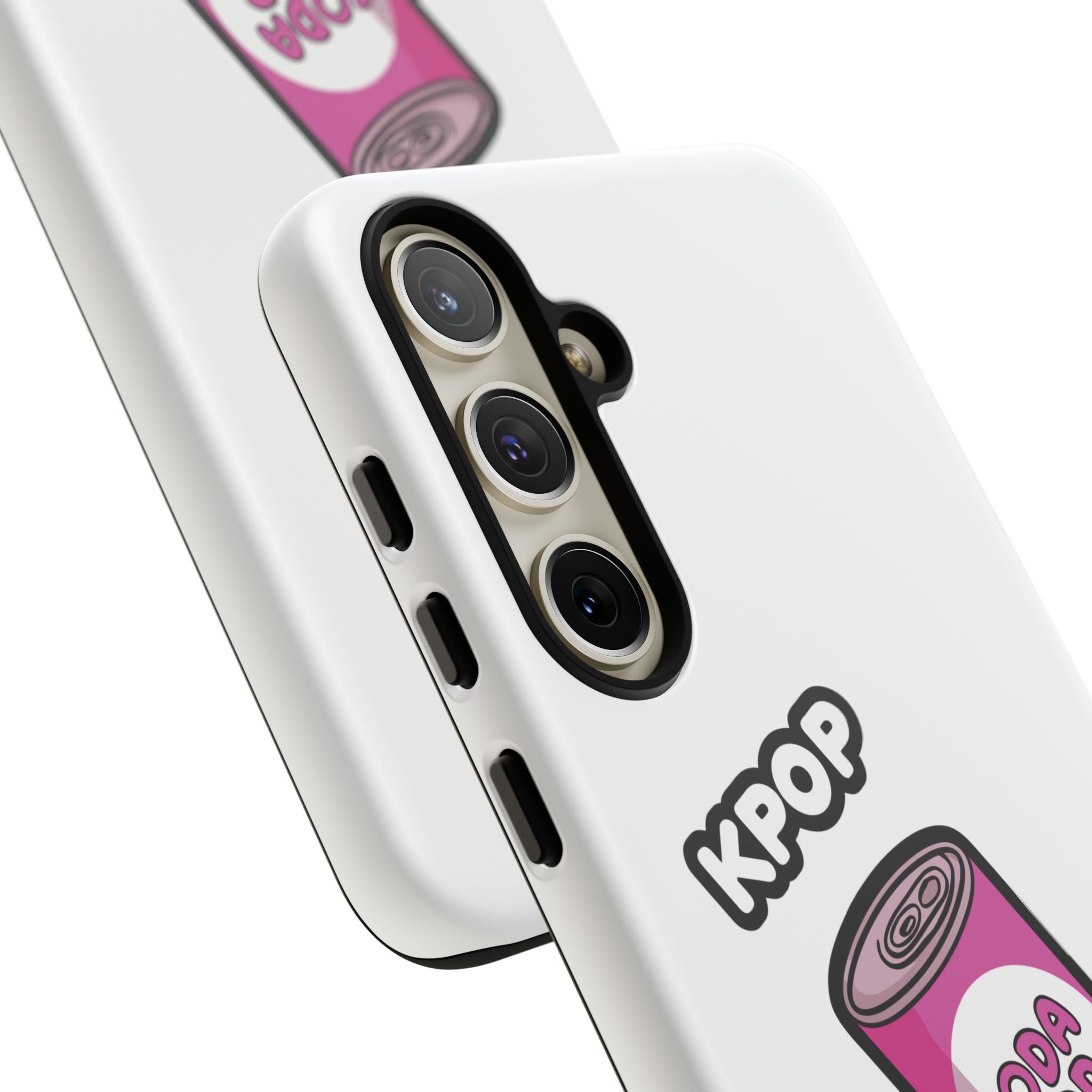 KPOP Style Soda Pop White Smartphone Tough Cases