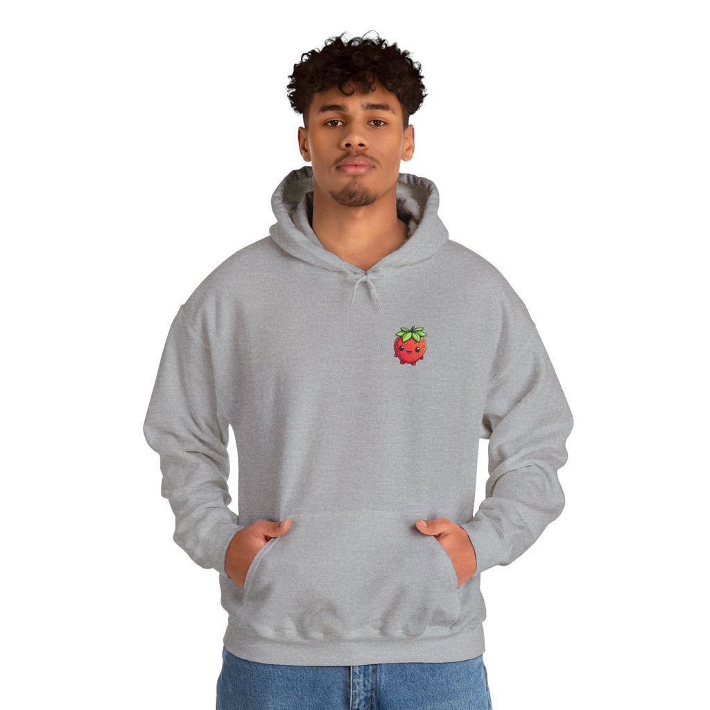 Strawberry / Erdbeer Minimampf Style Unisex Heavy Blend™ Hooded Sweatshirt