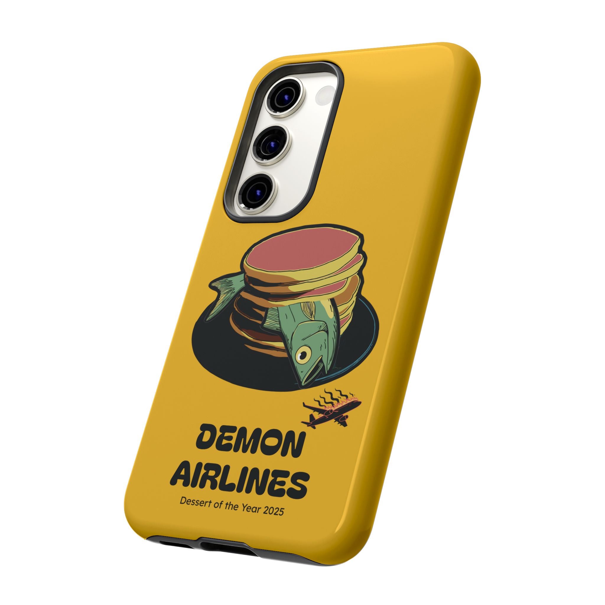 KPOP Style Fish Pancakes Yellow Smartphone Tough Cases