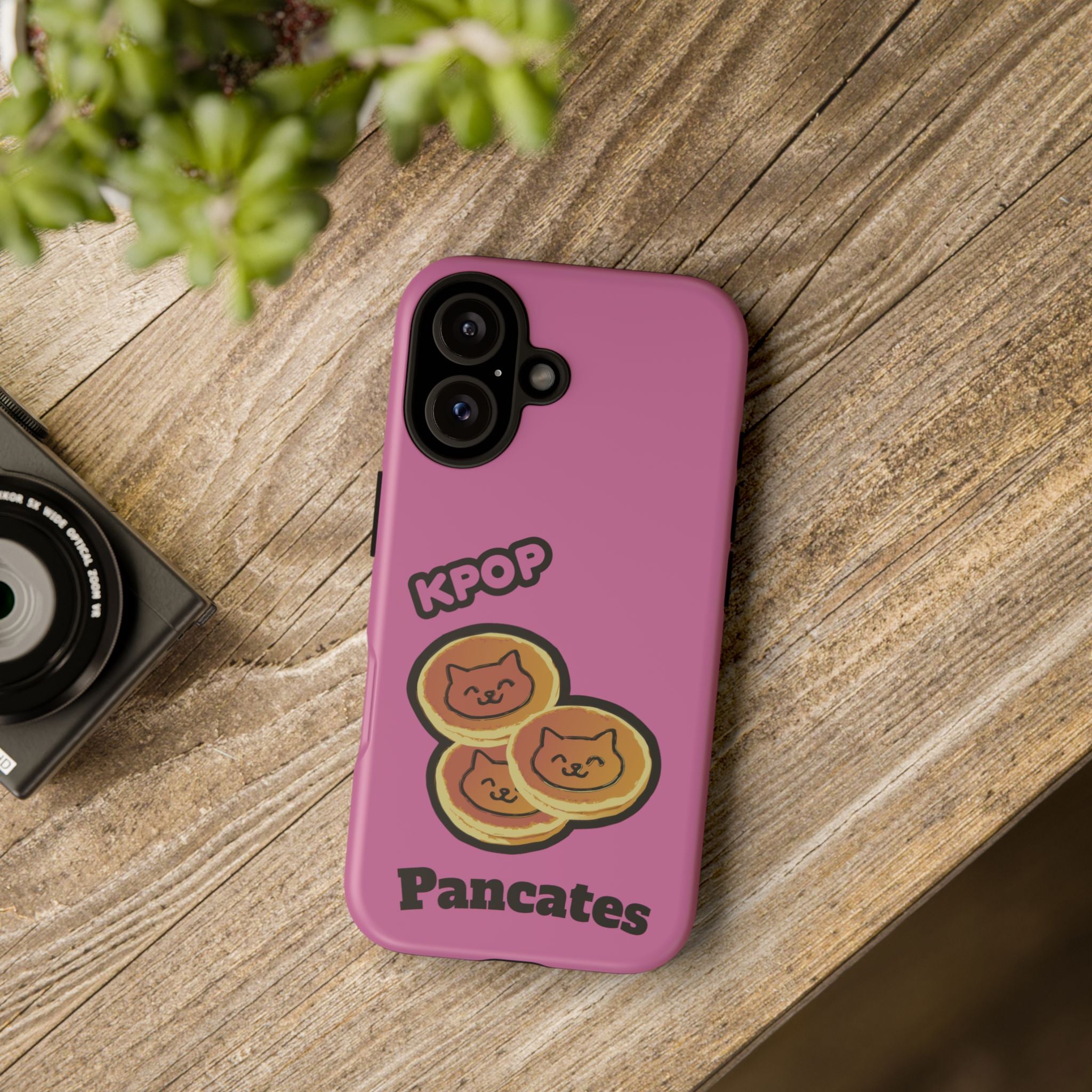 KPOP Style Pancates Pink Smartphone Tough Cases