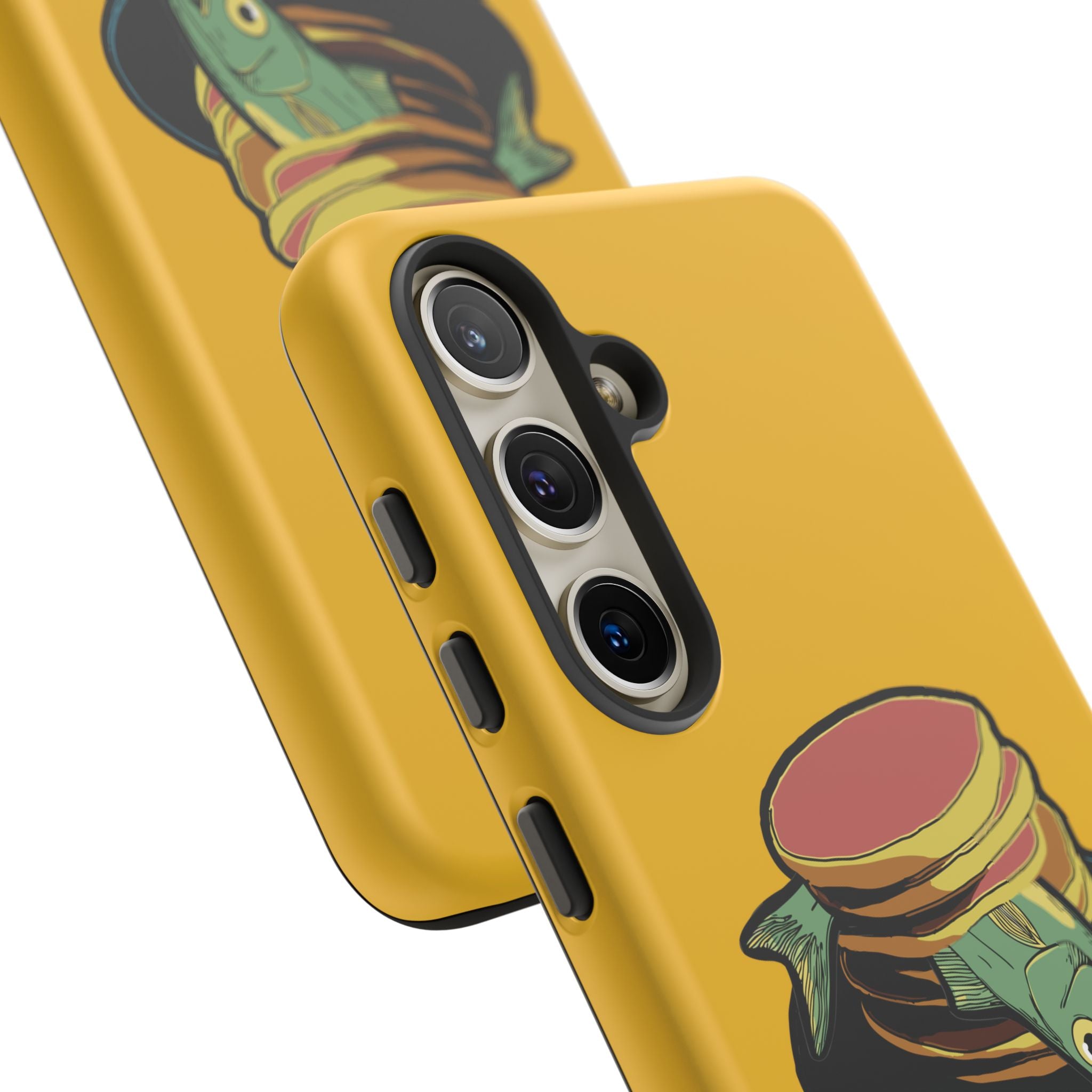 KPOP Style Fish Pancakes Yellow Smartphone Tough Cases