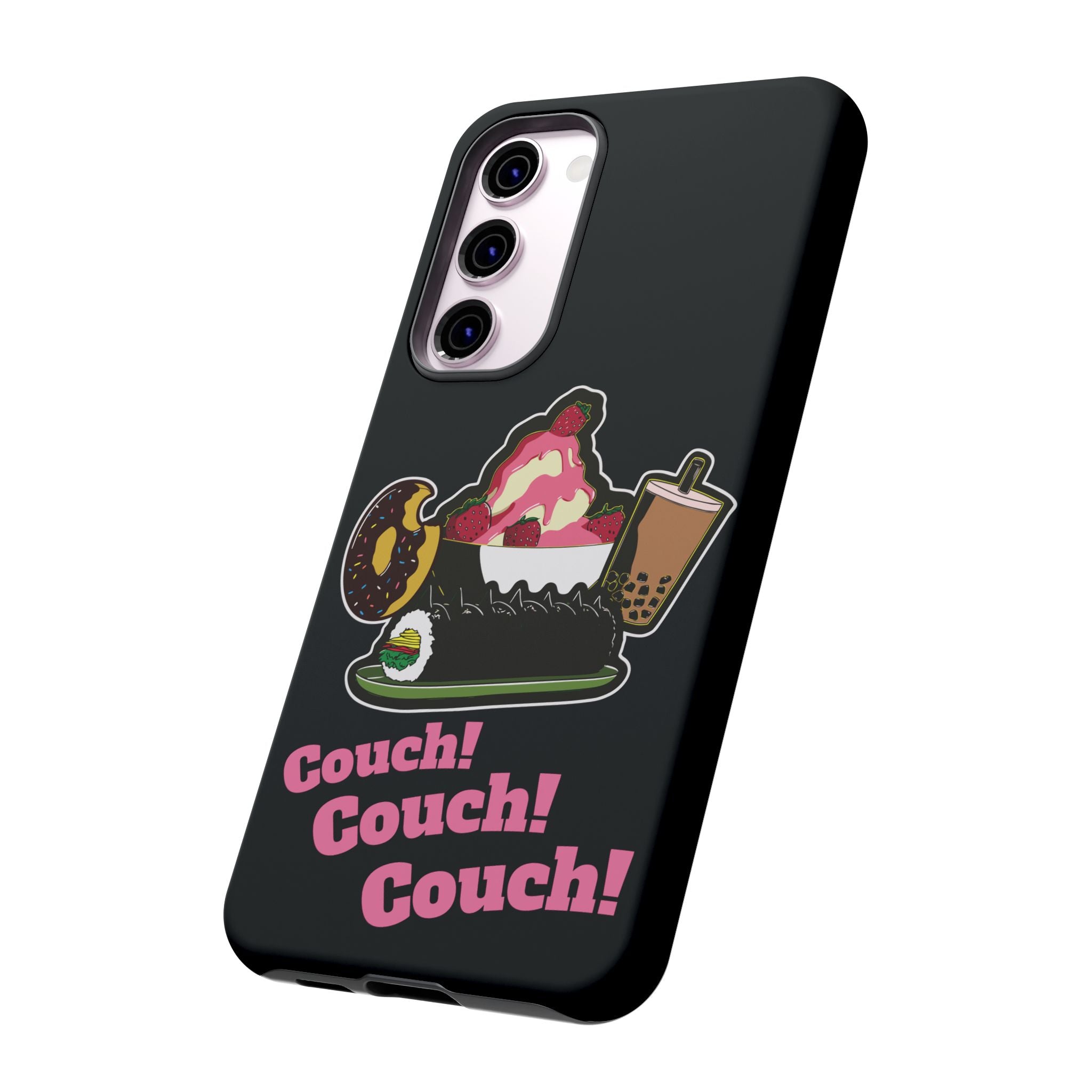 KPOP Style Black Couch Couch Couch Smartphone Tough Cases