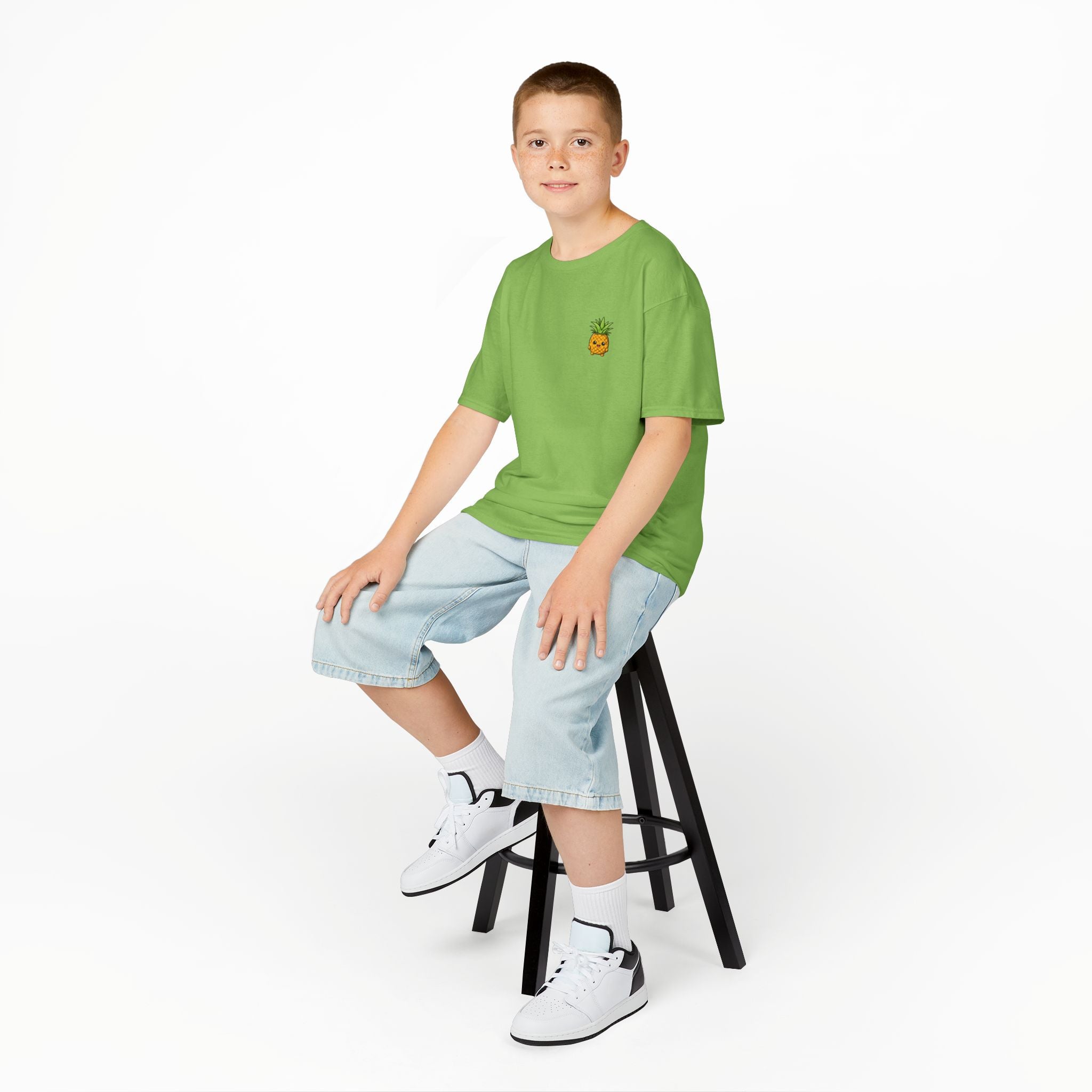 Pineapple / Ananas Minimampf Cartoon Kids Heavy Cotton™ Tee