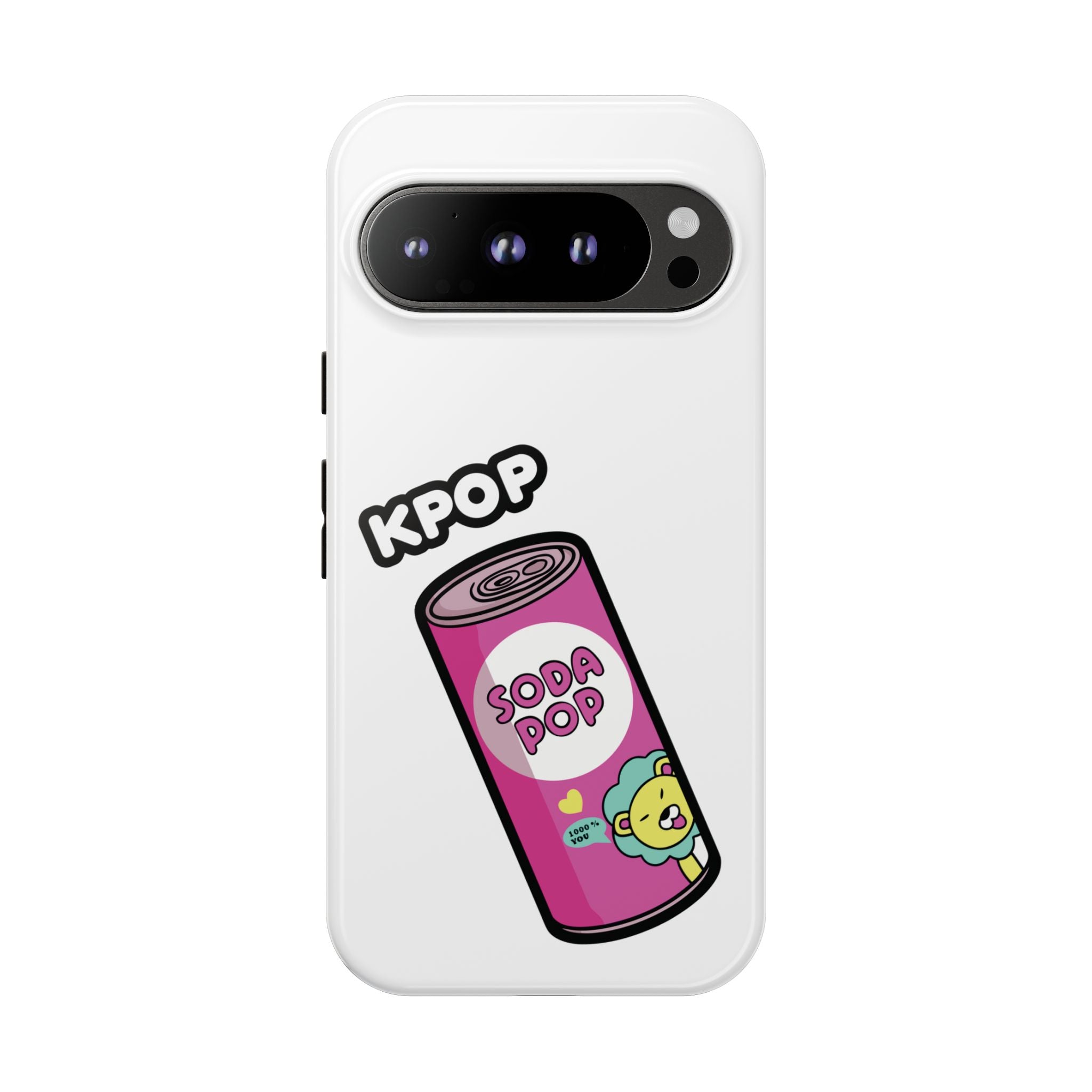 KPOP Style Soda Pop White Smartphone Tough Cases