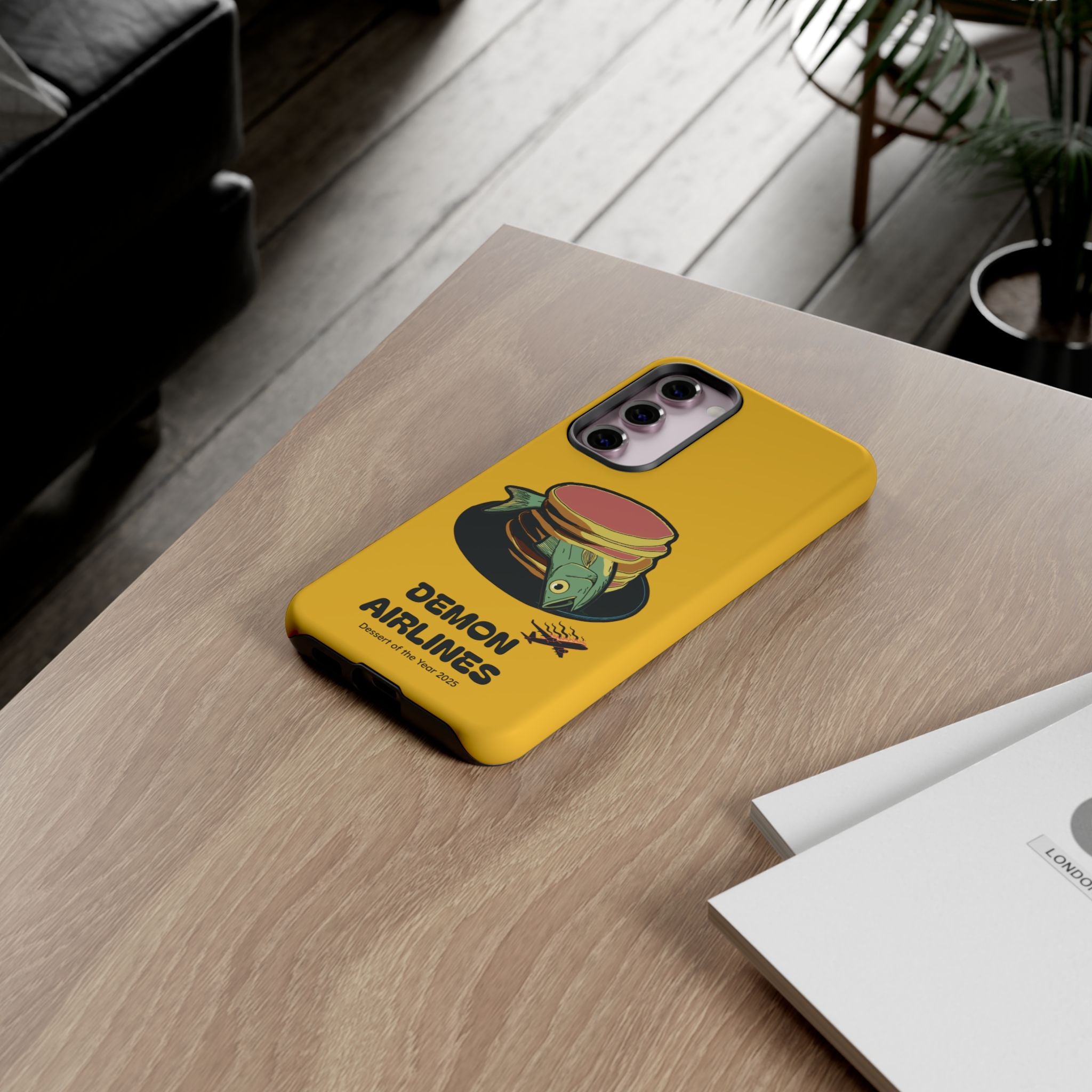 KPOP Style Fish Pancakes Yellow Smartphone Tough Cases