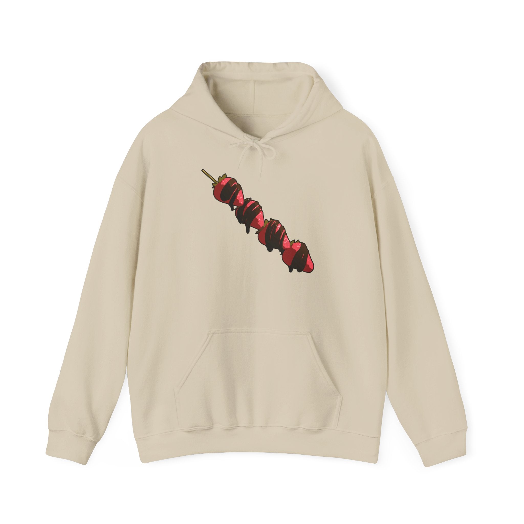 Erdbeer Fruchtspieß / Strawberry Fruit Skewer Style Unisex Heavy Blend™ Hooded Sweatshirt