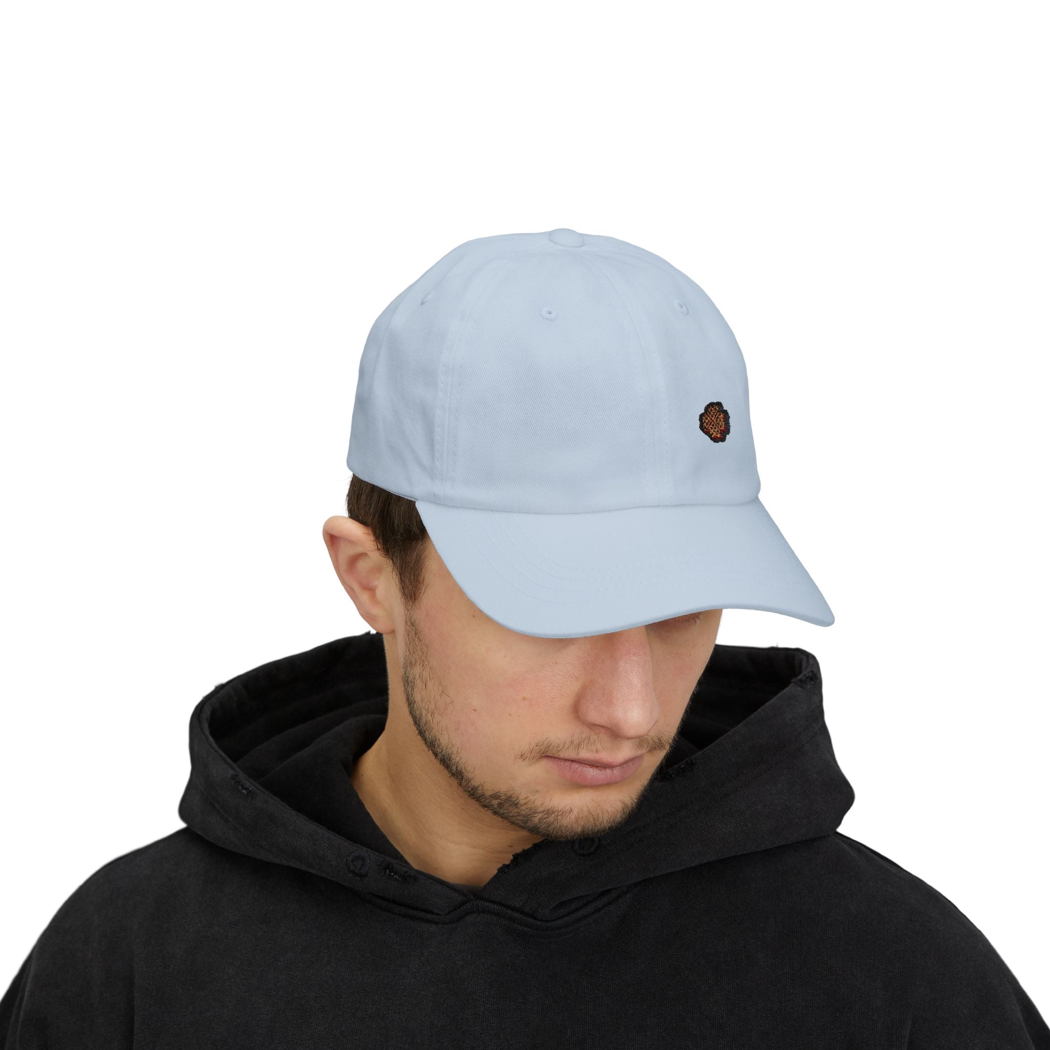 Mini Heart Waffle Style Classic Dad Cap (Embroidery)