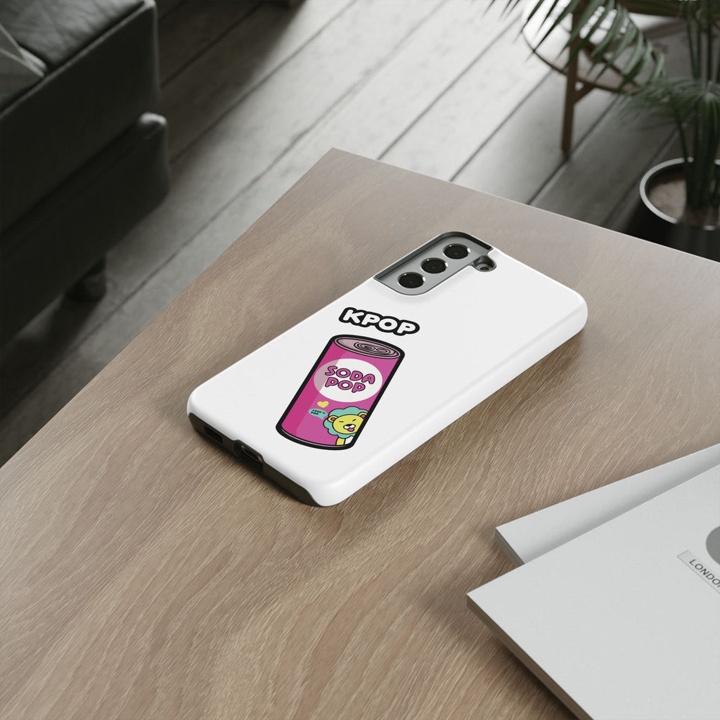 KPOP Style Soda Pop White Smartphone Tough Cases