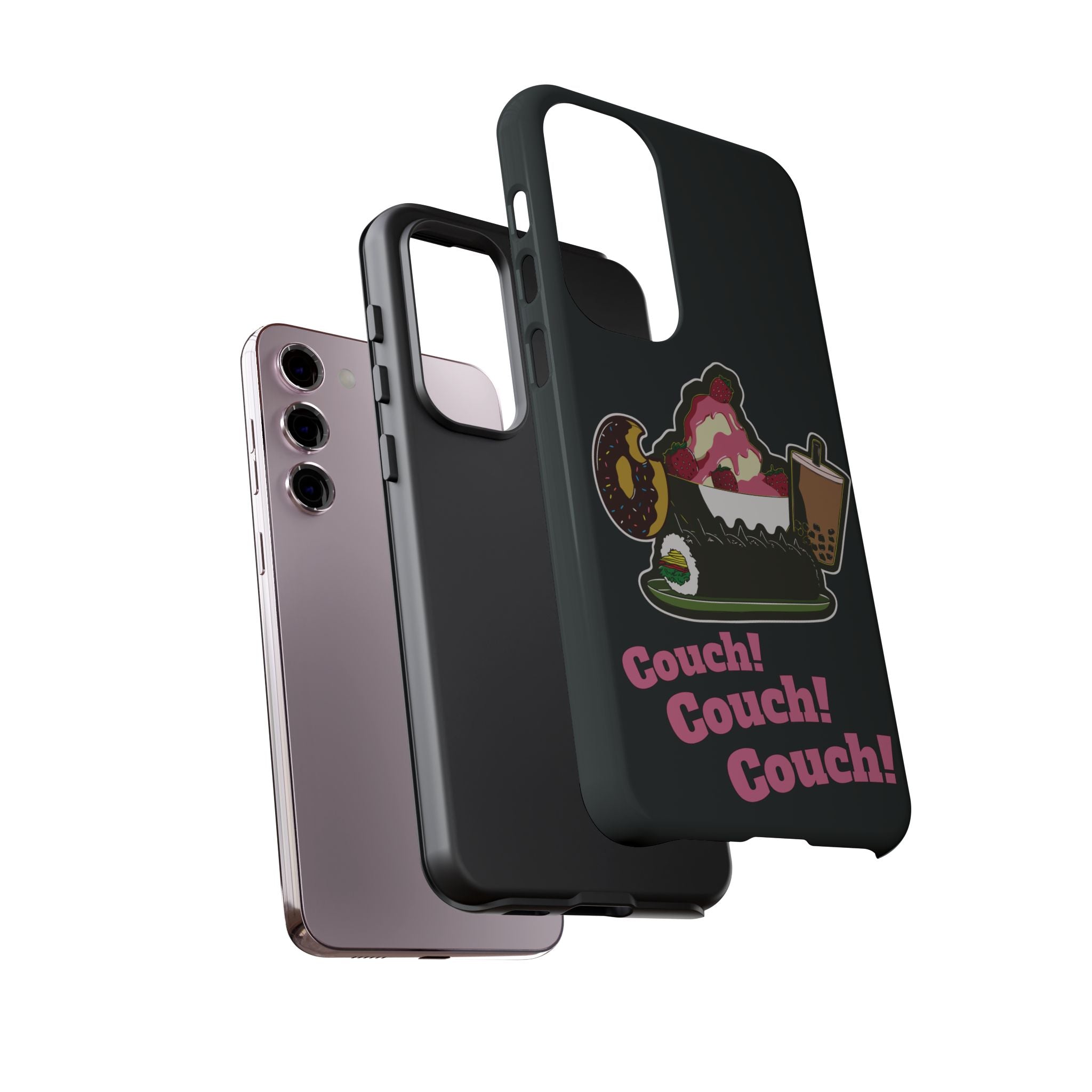 KPOP Style Black Couch Couch Couch Smartphone Tough Cases