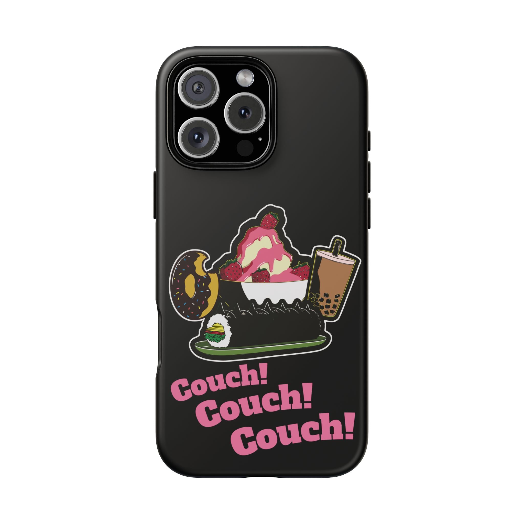 KPOP Style Black Couch Couch Couch Smartphone Tough Cases