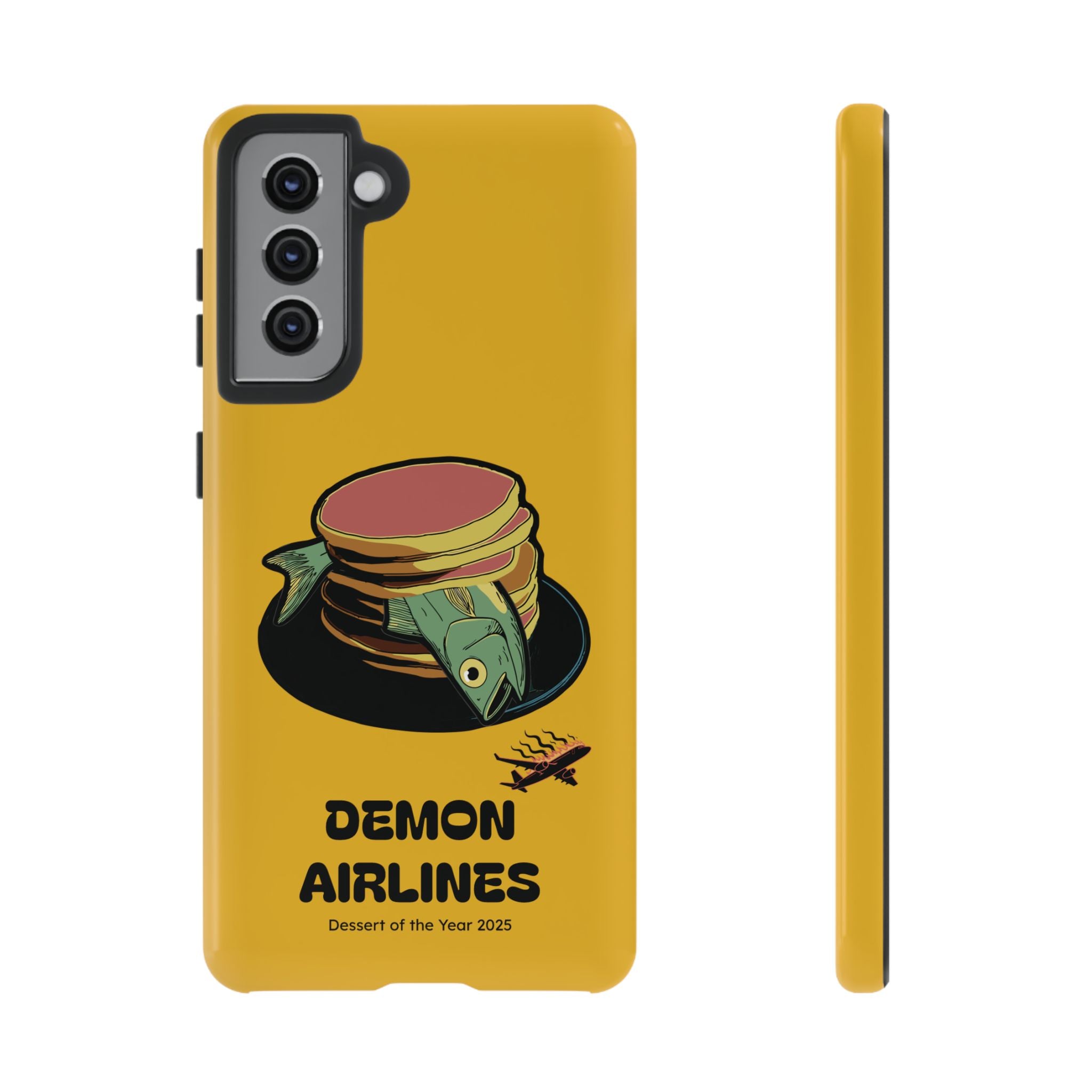 KPOP Style Fish Pancakes Yellow Smartphone Tough Cases
