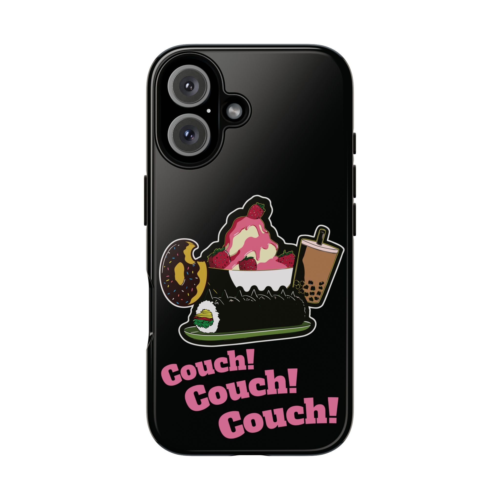 KPOP Style Black Couch Couch Couch Smartphone Tough Cases