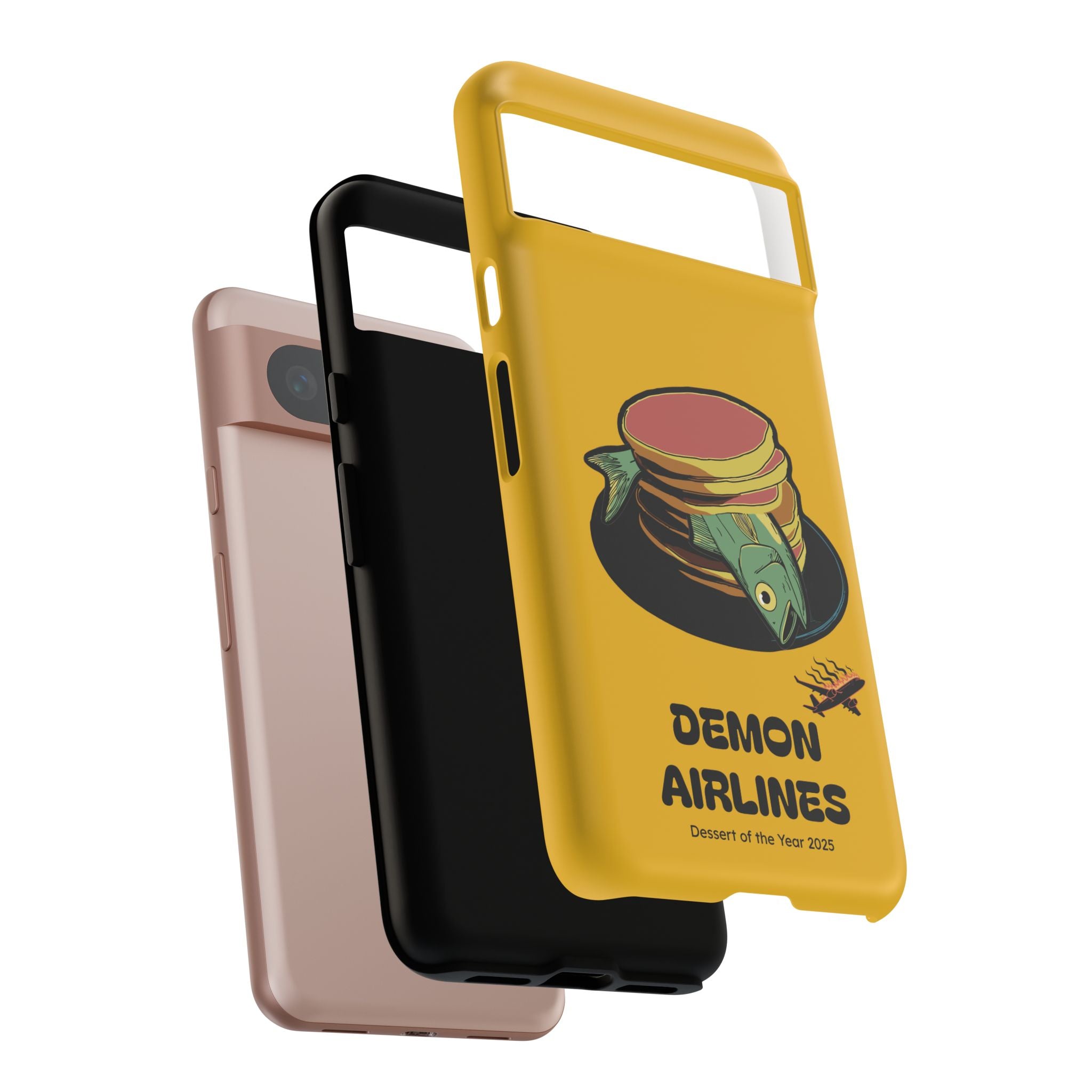KPOP Style Fish Pancakes Yellow Smartphone Tough Cases