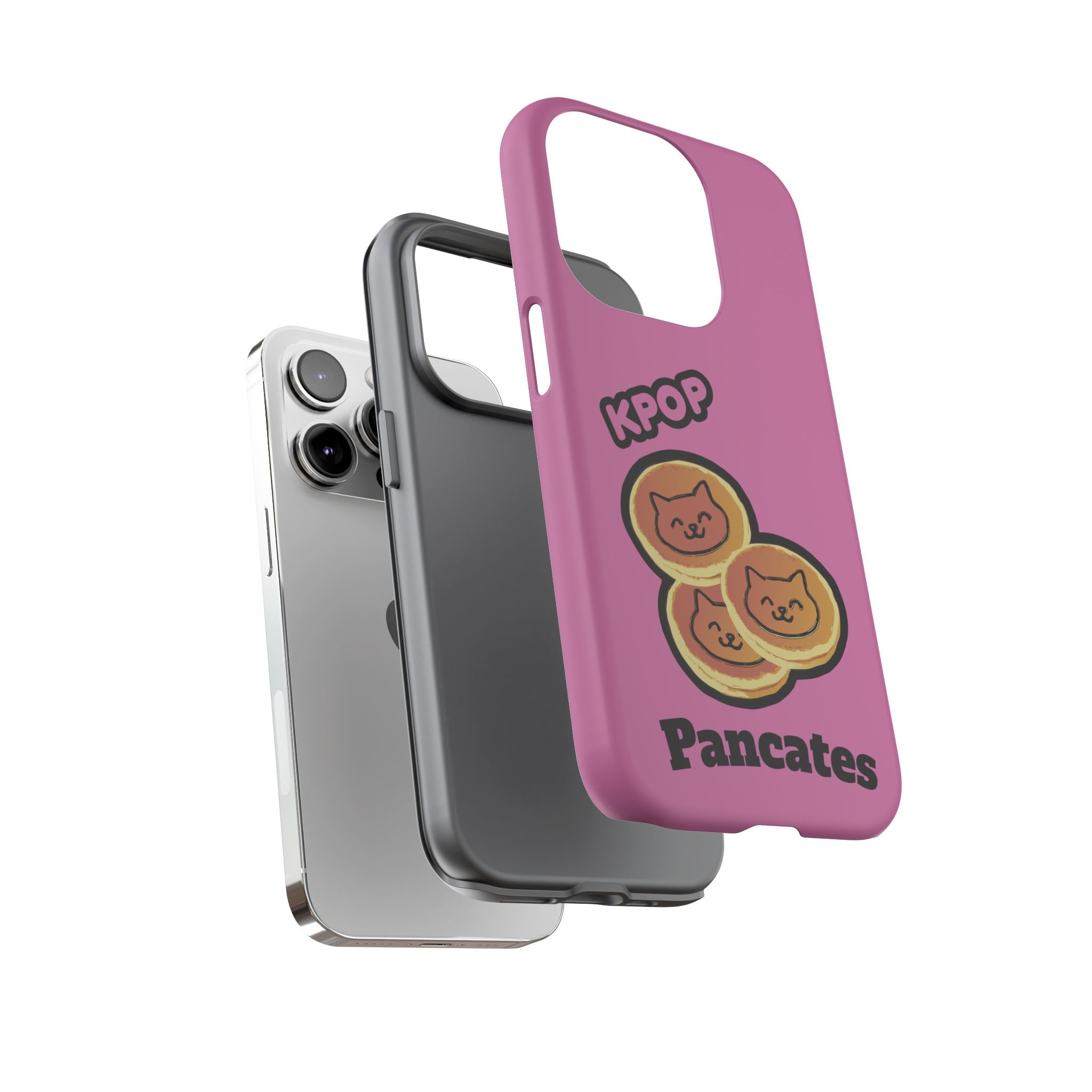 KPOP Style Pancates Pink Smartphone Tough Cases