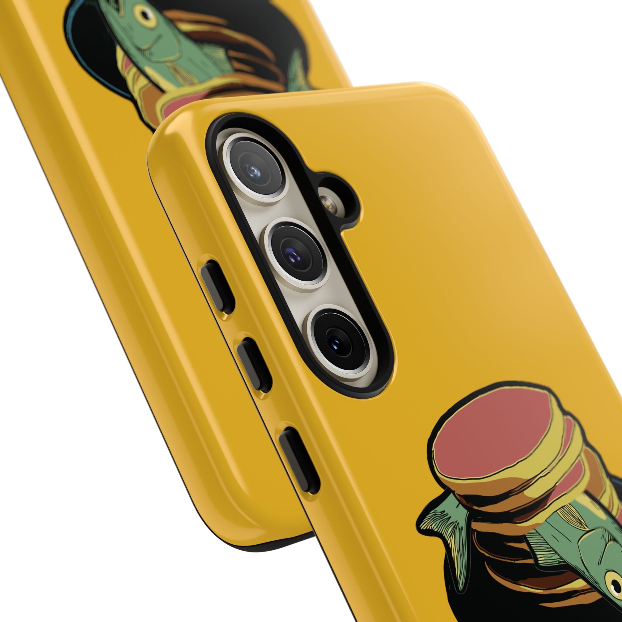 KPOP Style Fish Pancakes Yellow Smartphone Tough Cases