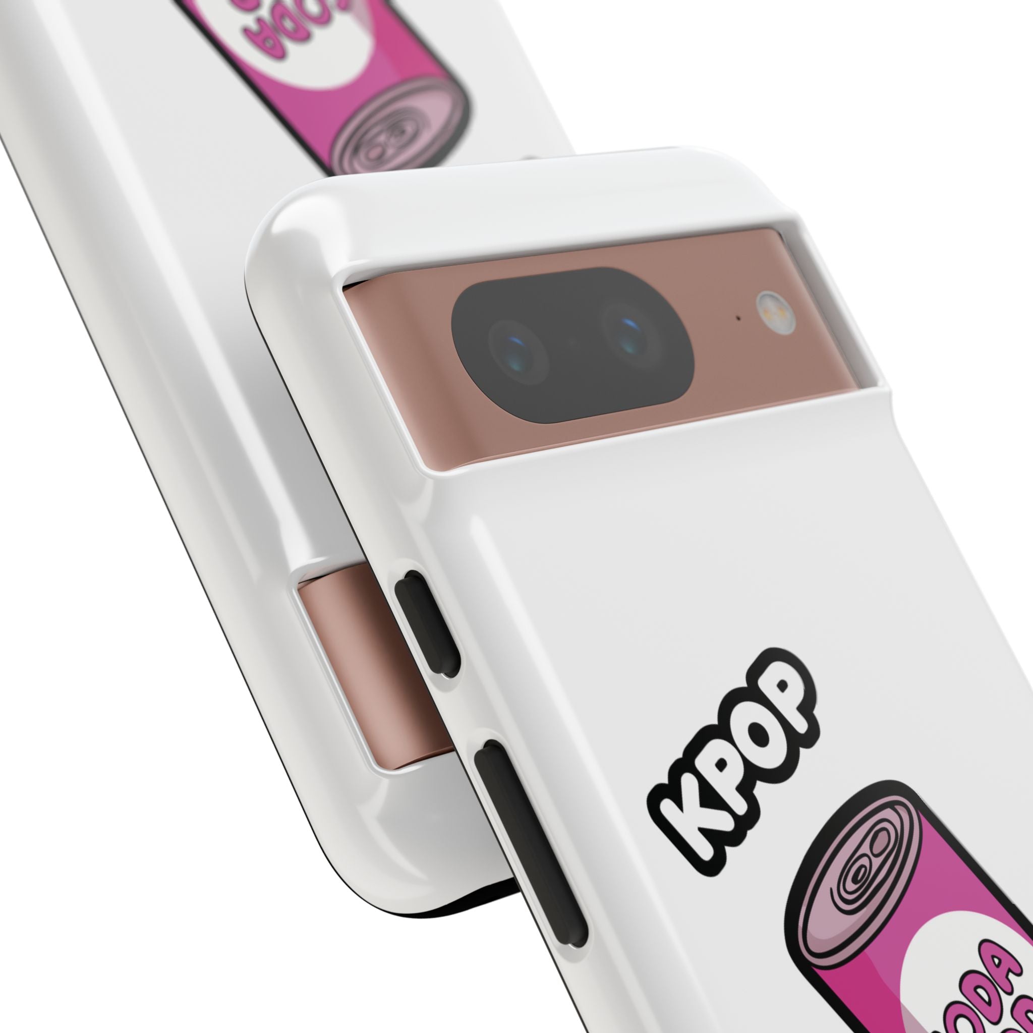 KPOP Style Soda Pop White Smartphone Tough Cases