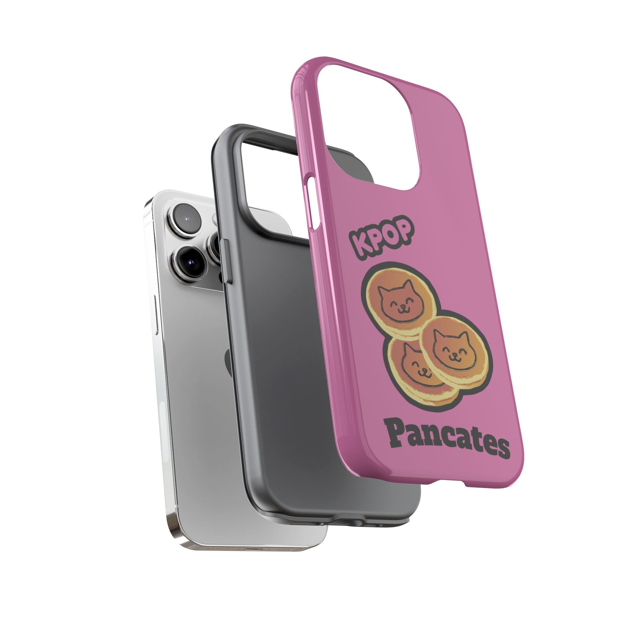 KPOP Style Pancates Pink Smartphone Tough Cases