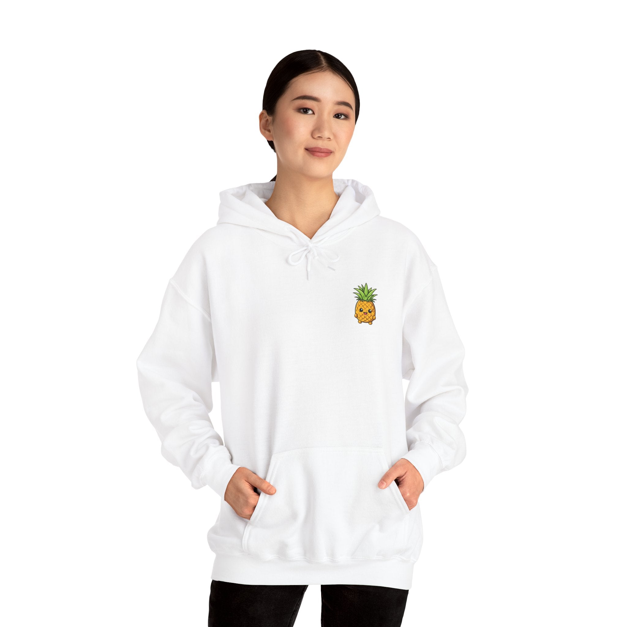 Pineapple / Ananas Minimampf Style Unisex Heavy Blend™ Hooded Sweatshirt