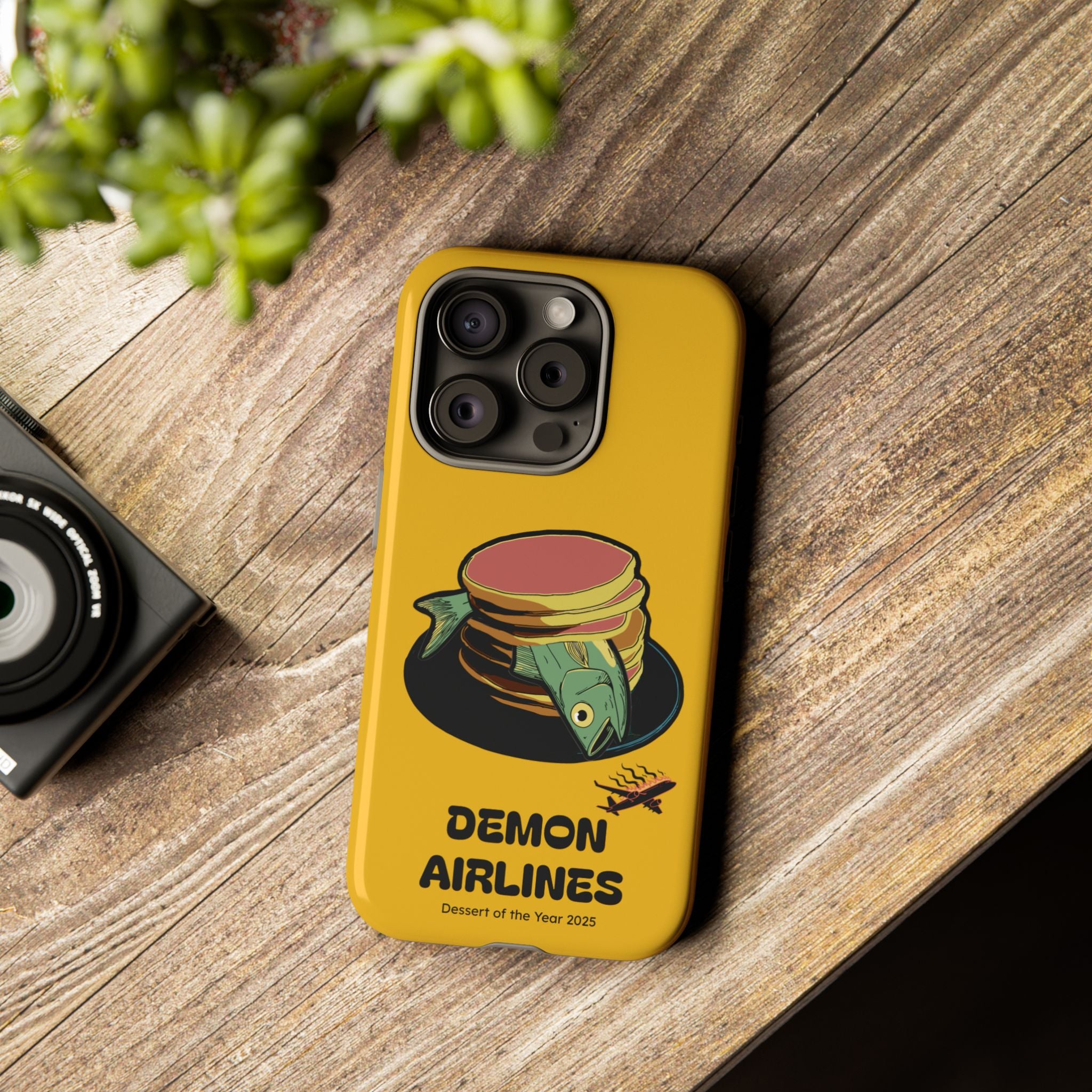 KPOP Style Fish Pancakes Yellow Smartphone Tough Cases