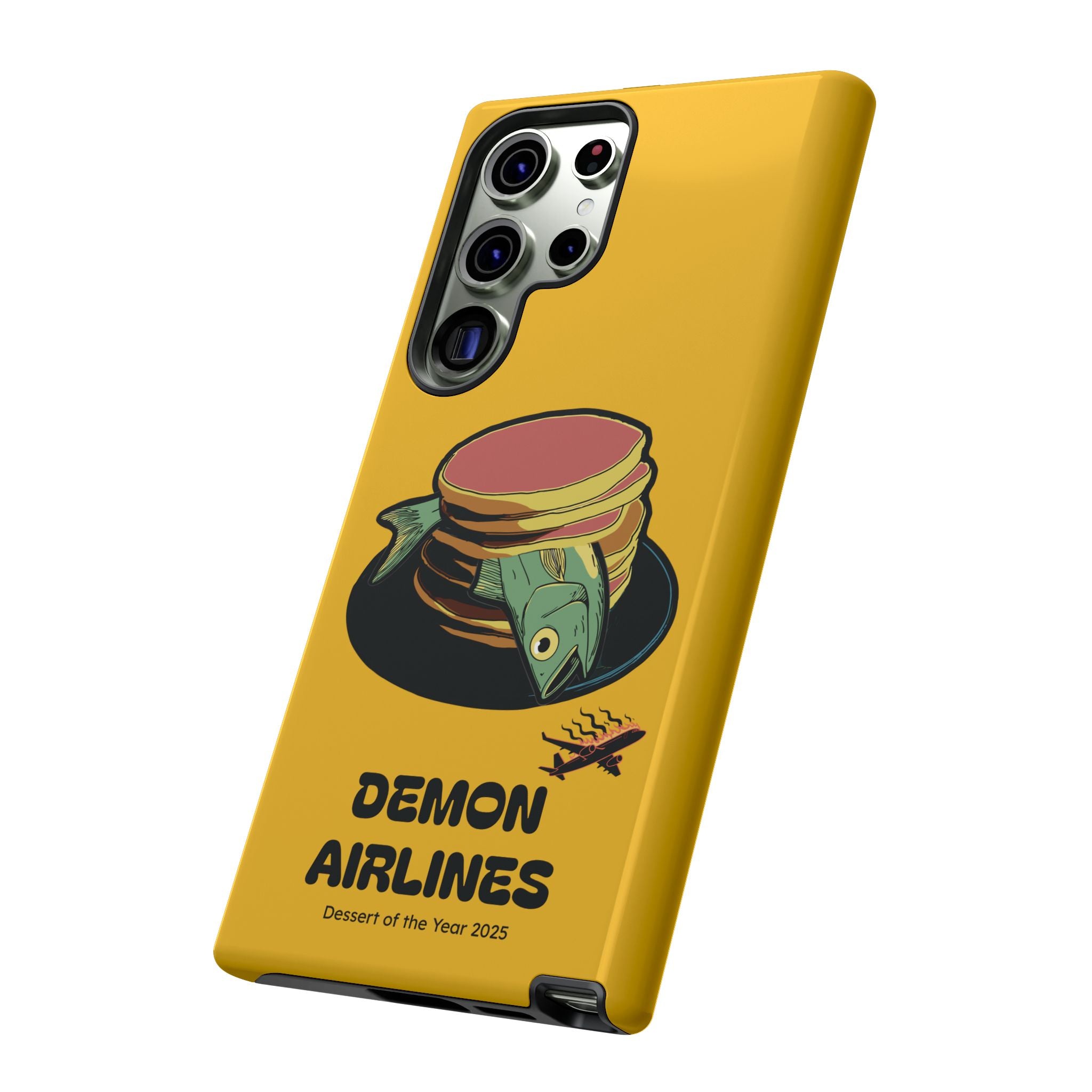 KPOP Style Fish Pancakes Yellow Smartphone Tough Cases