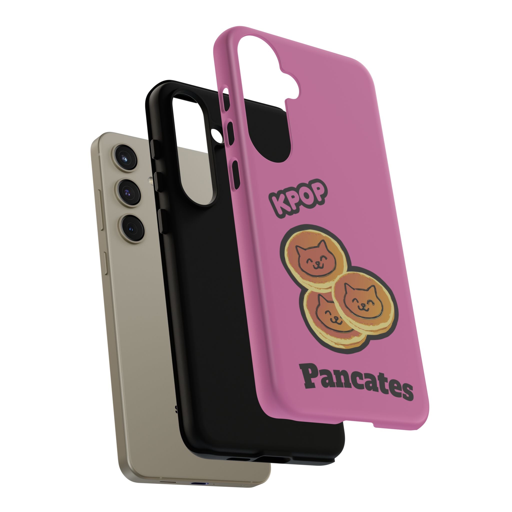 KPOP Style Pancates Pink Smartphone Tough Cases