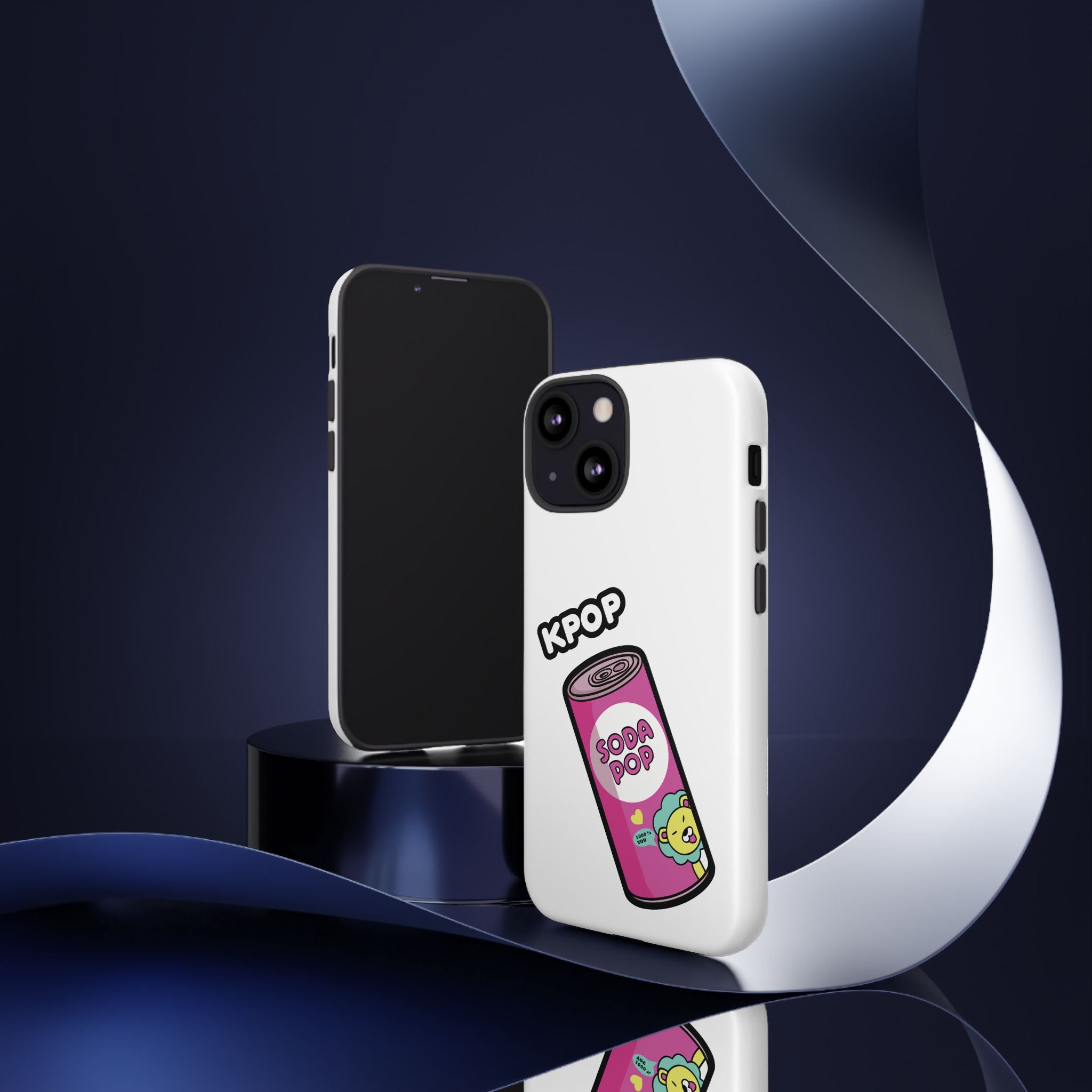 KPOP Style Soda Pop White Smartphone Tough Cases