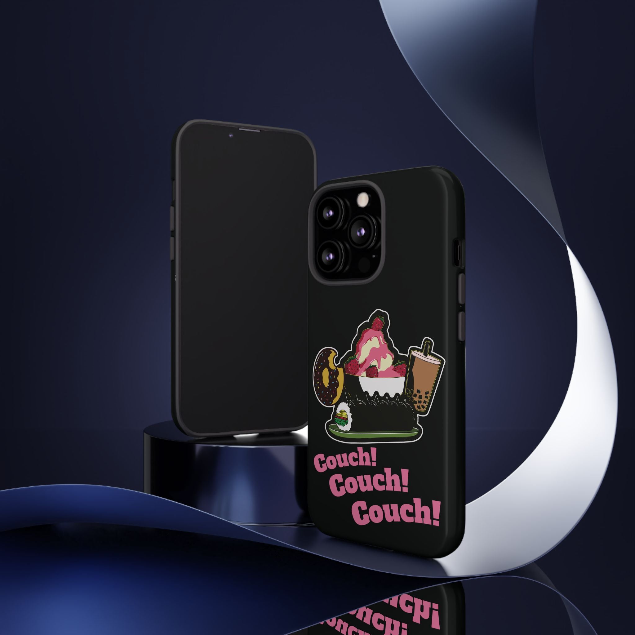 KPOP Style Black Couch Couch Couch Smartphone Tough Cases