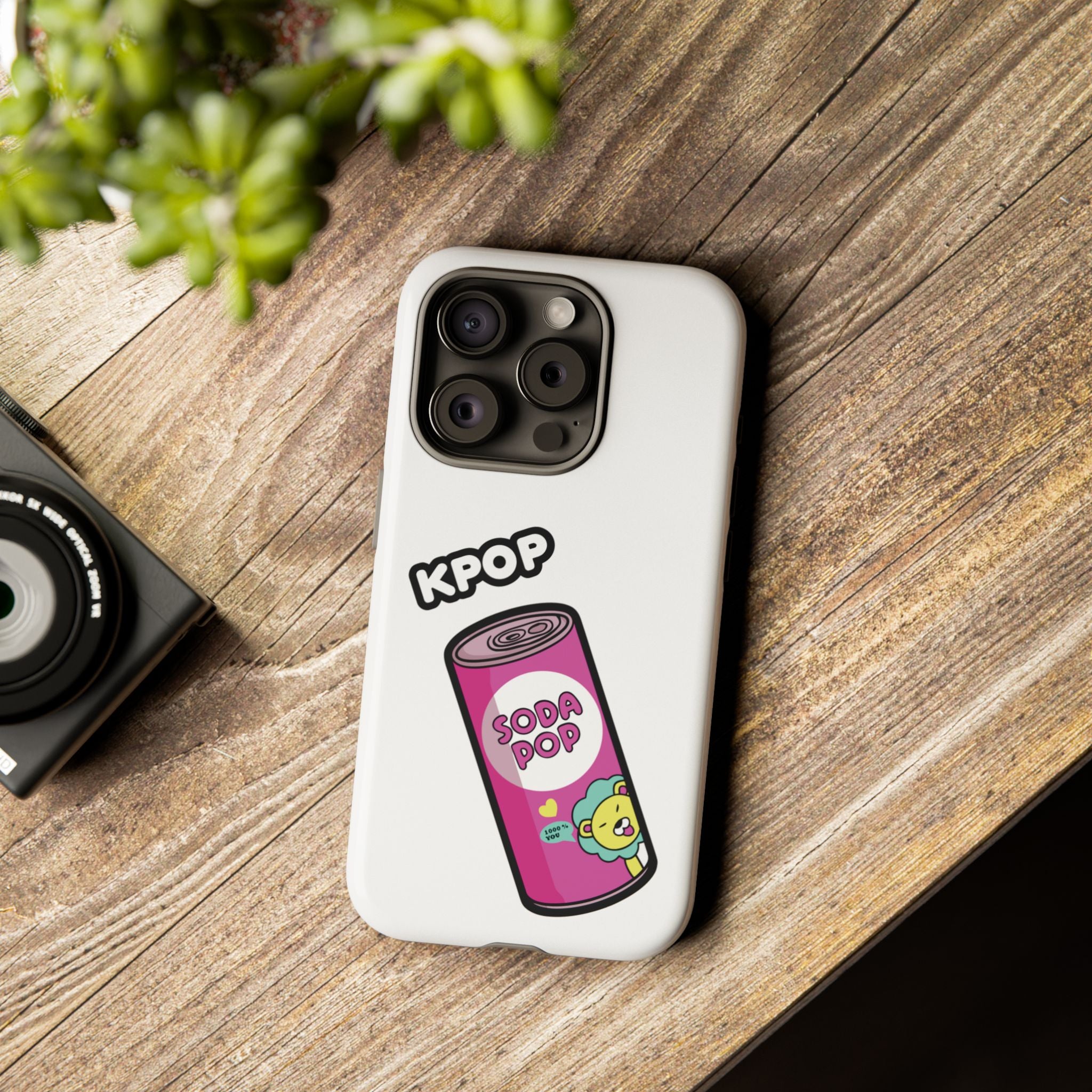 KPOP Style Soda Pop White Smartphone Tough Cases