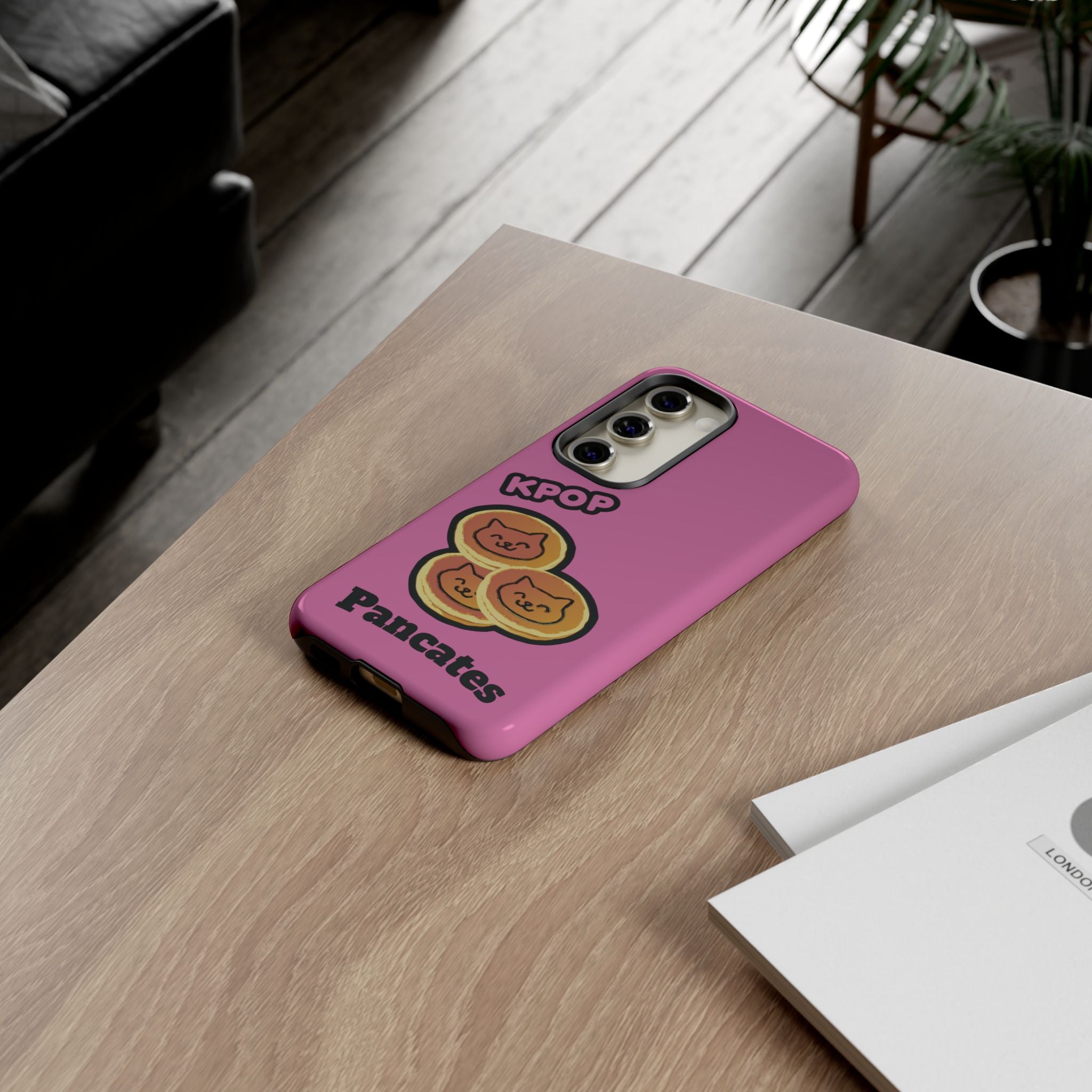 KPOP Style Pancates Pink Smartphone Tough Cases