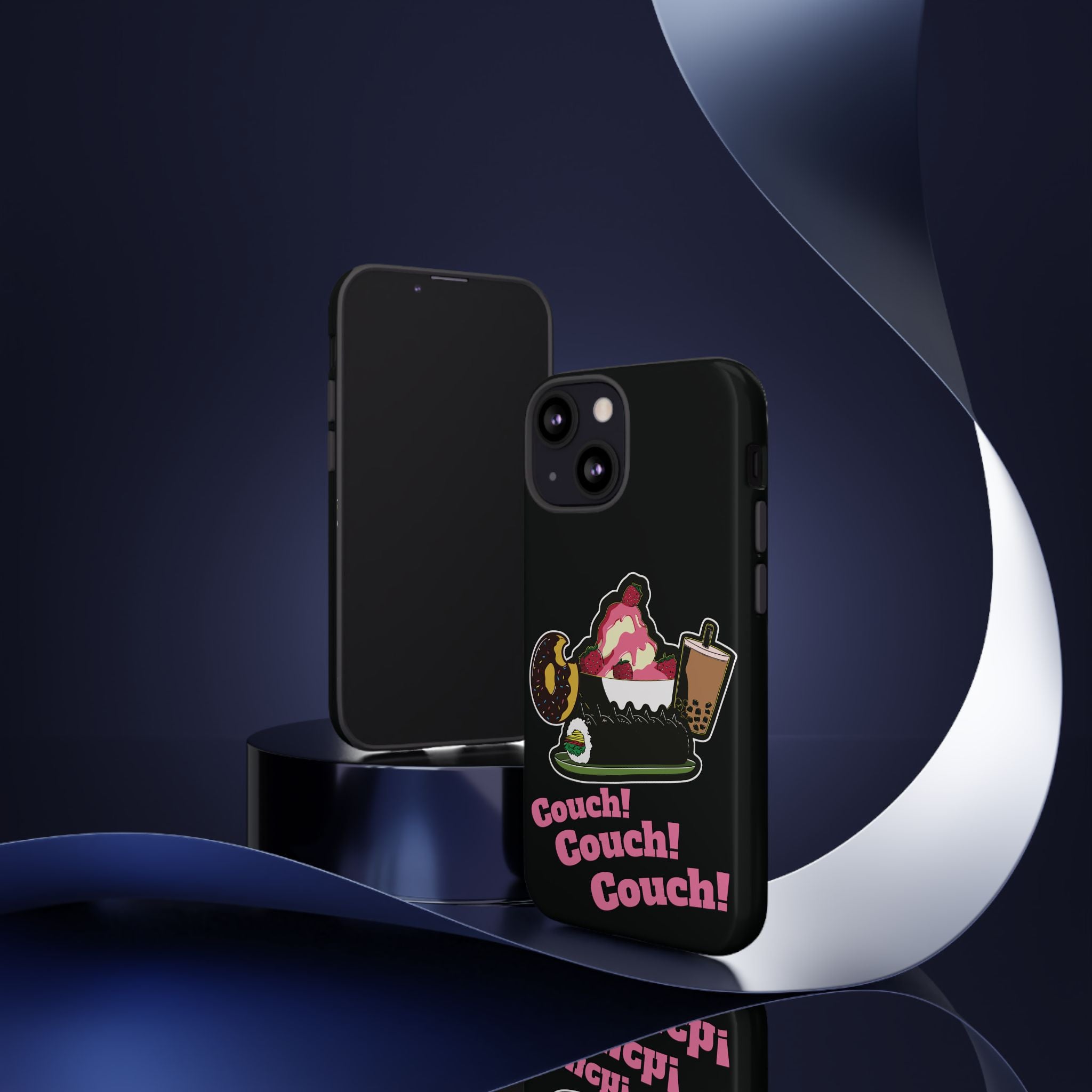 KPOP Style Black Couch Couch Couch Smartphone Tough Cases