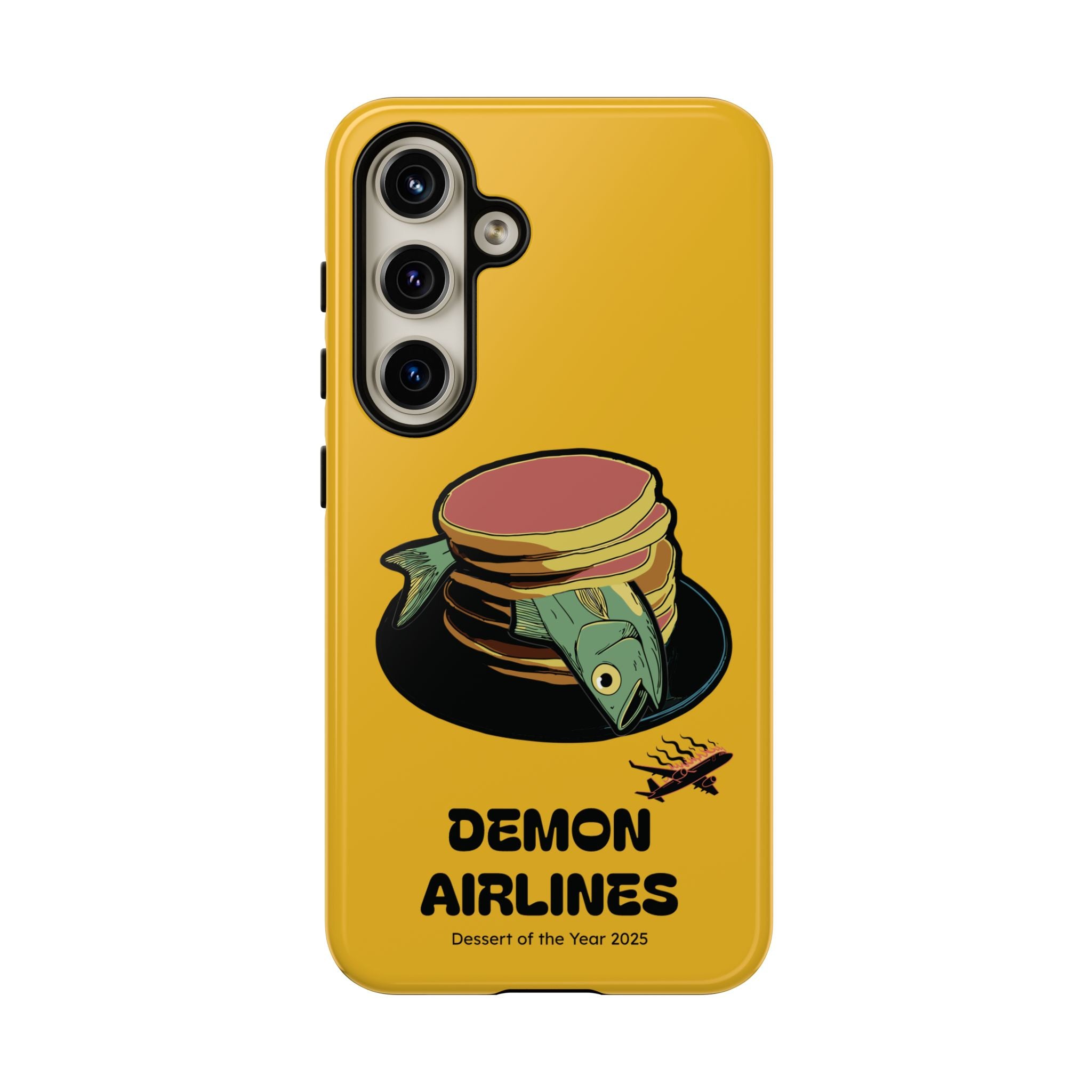 KPOP Style Fish Pancakes Yellow Smartphone Tough Cases