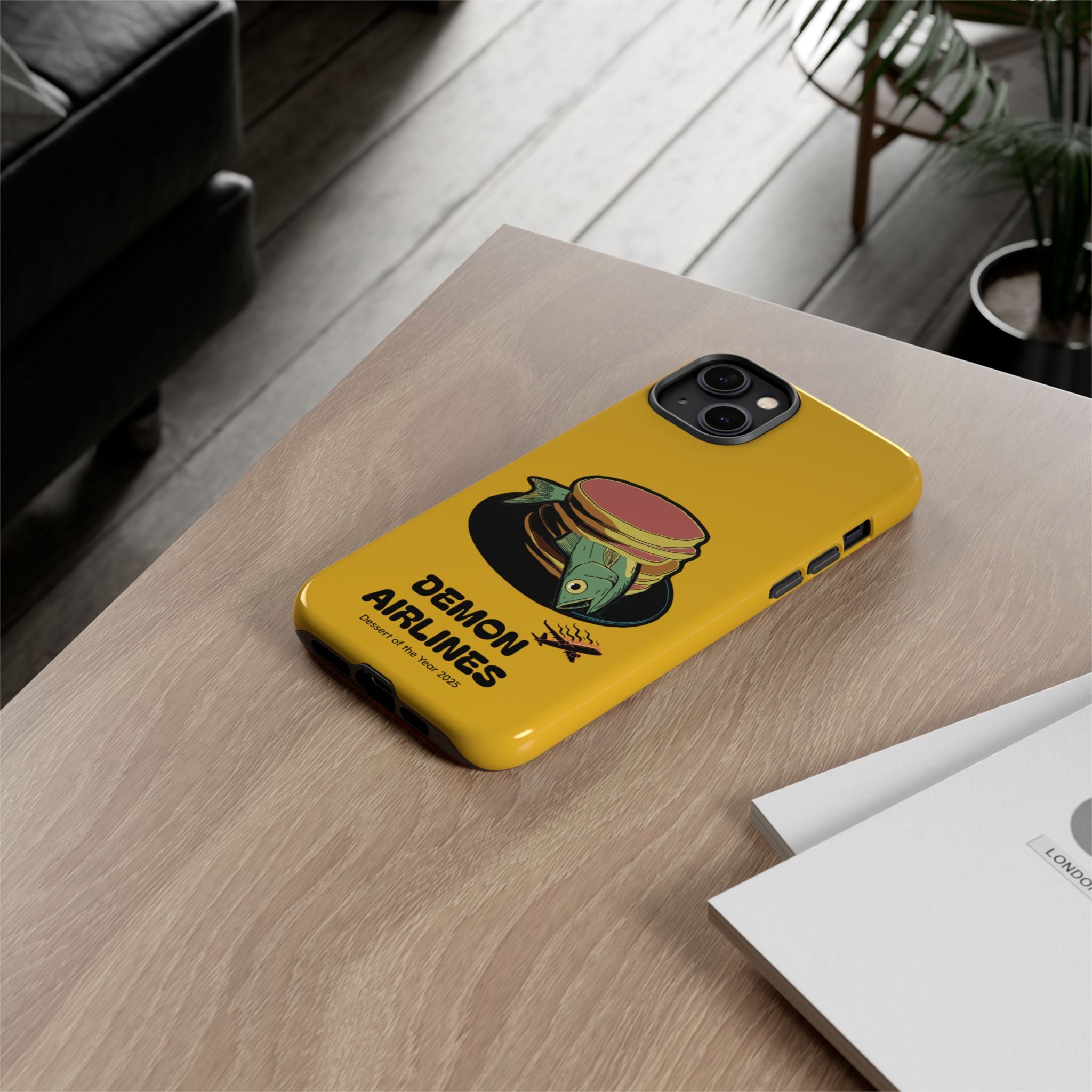 KPOP Style Fish Pancakes Yellow Smartphone Tough Cases