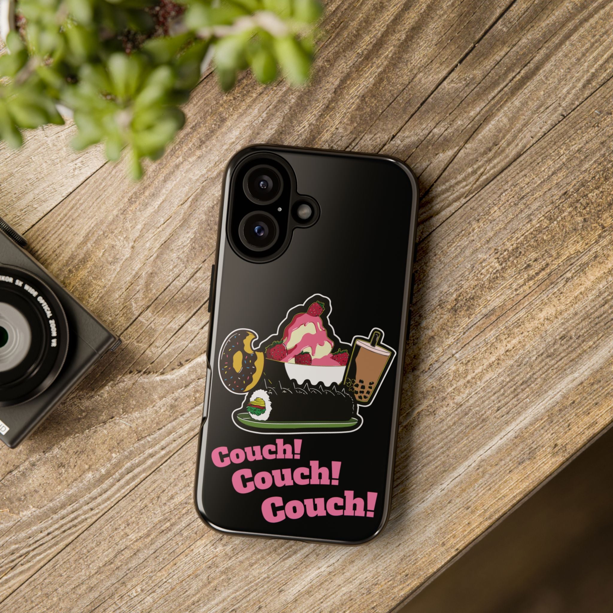 KPOP Style Black Couch Couch Couch Smartphone Tough Cases
