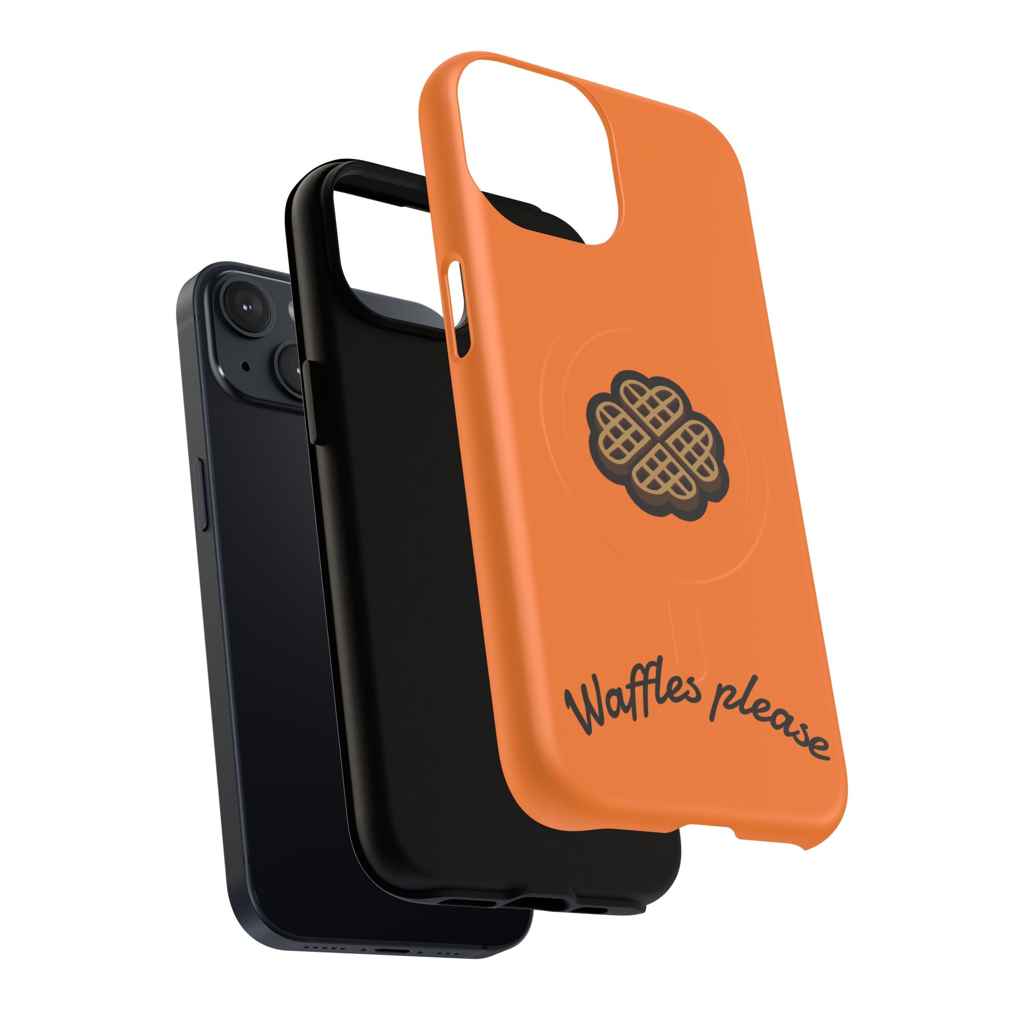 Heart Waffles Style Tough Magnetic Cases