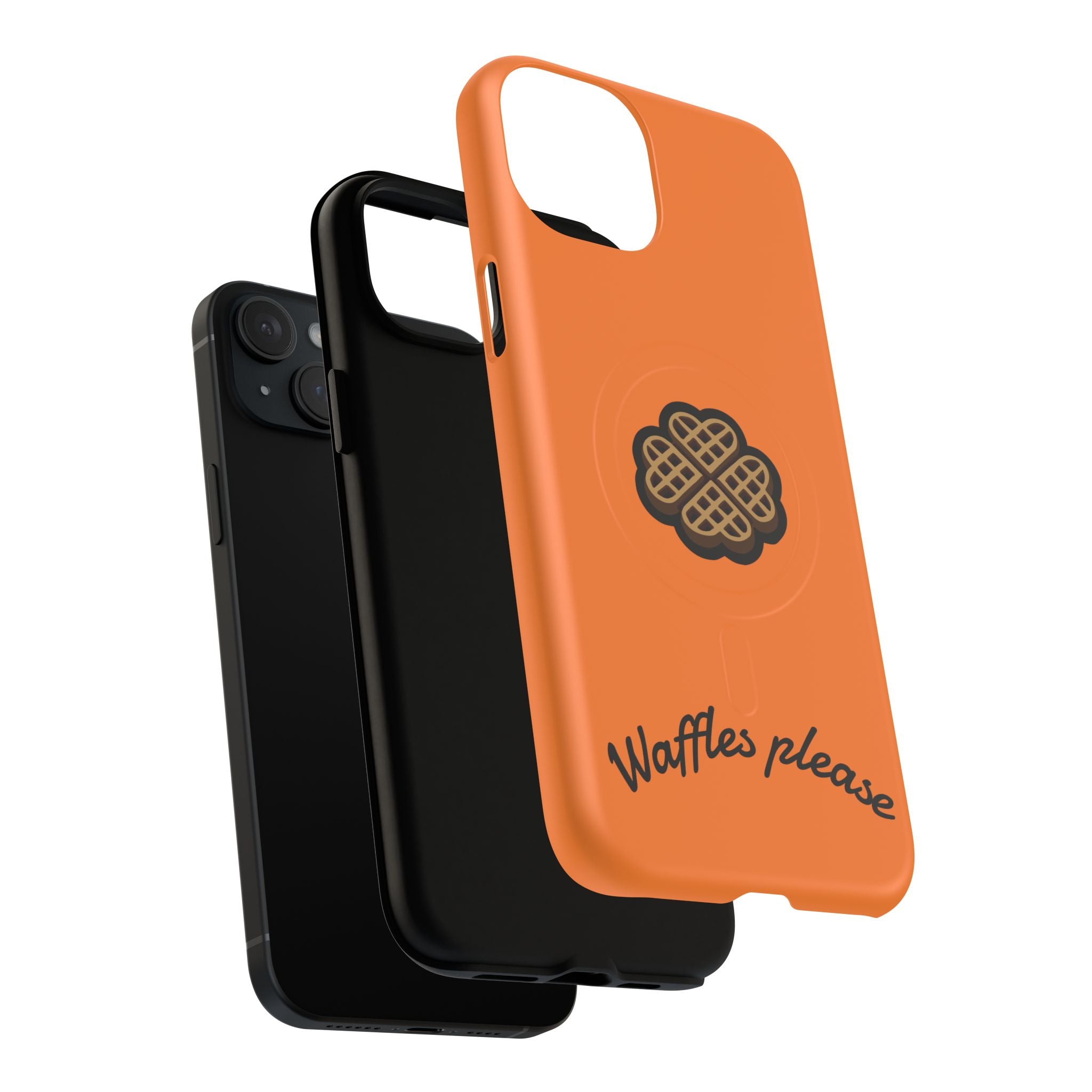 Heart Waffles Style Tough Magnetic Cases