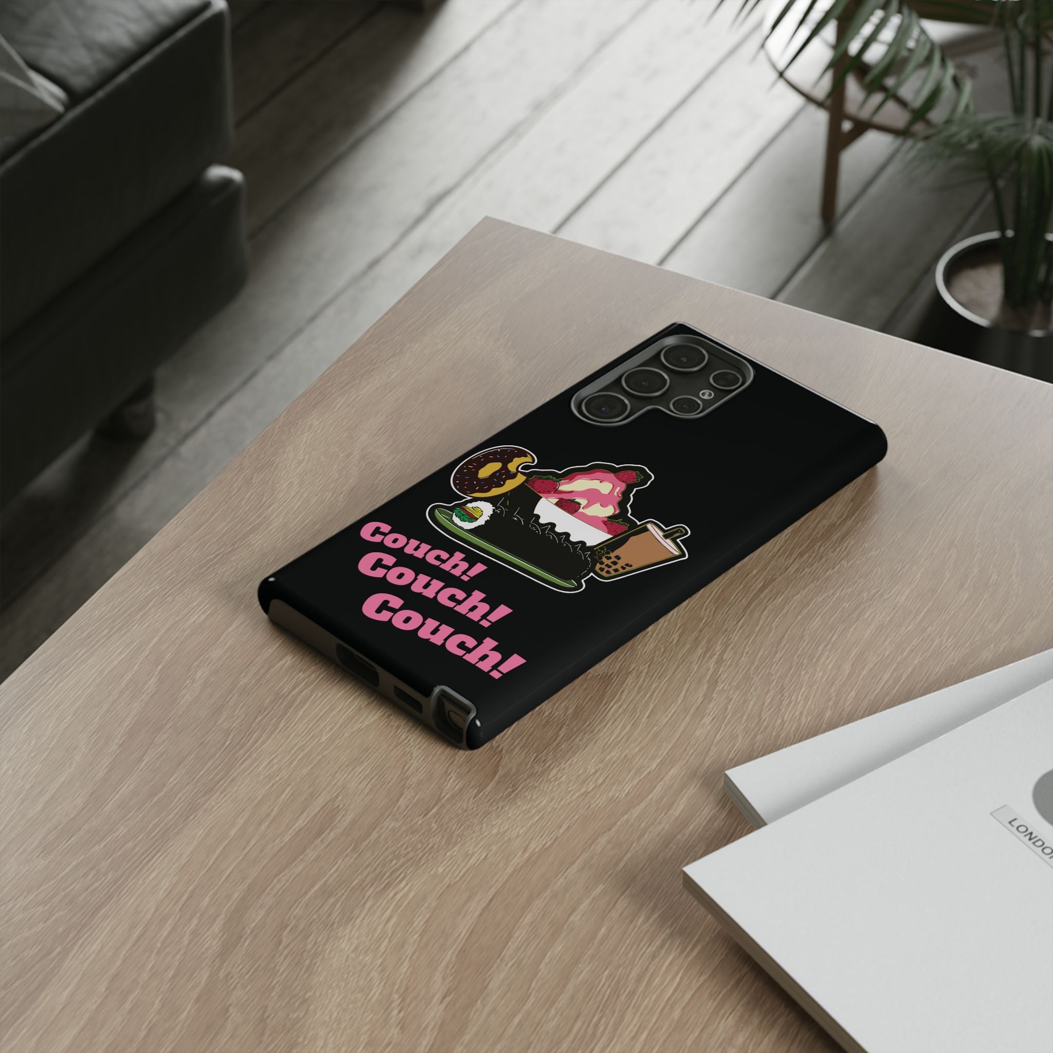 KPOP Style Black Couch Couch Couch Smartphone Tough Cases
