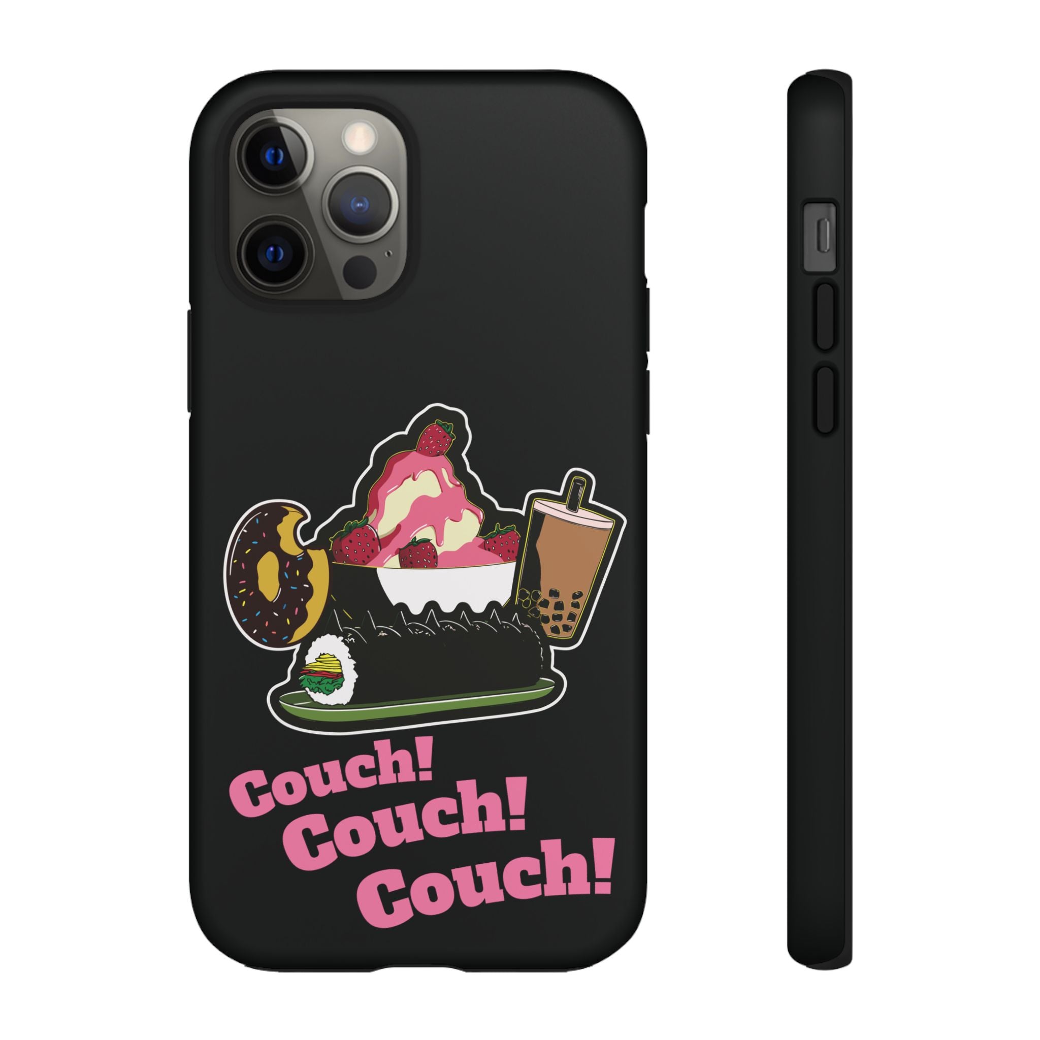 KPOP Style Black Couch Couch Couch Smartphone Tough Cases