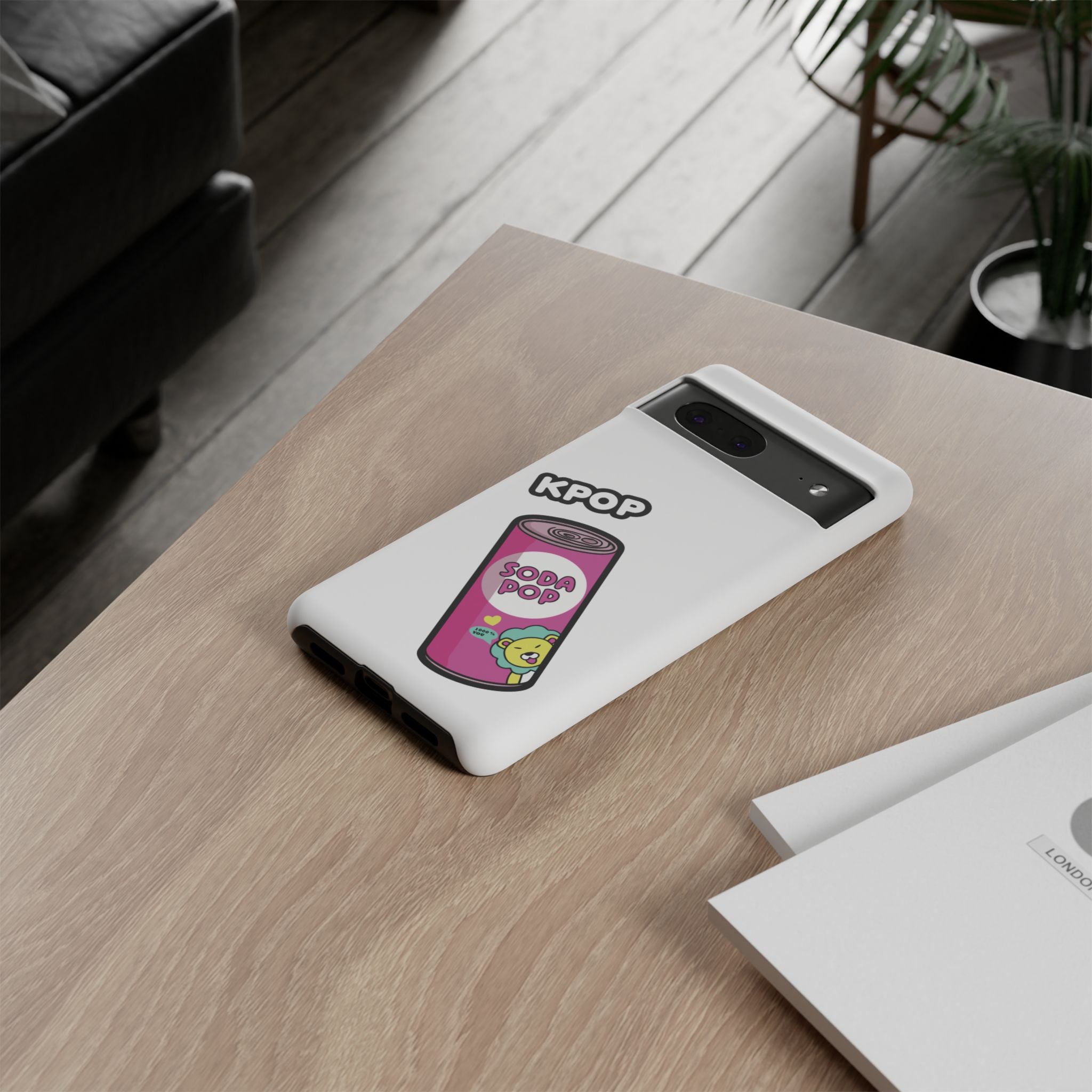 KPOP Style Soda Pop White Smartphone Tough Cases