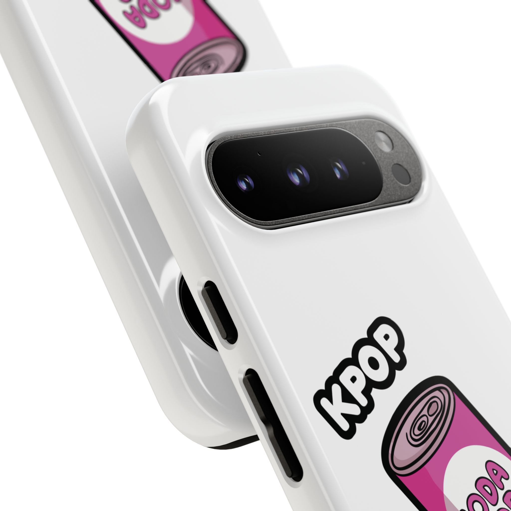 KPOP Style Soda Pop White Smartphone Tough Cases
