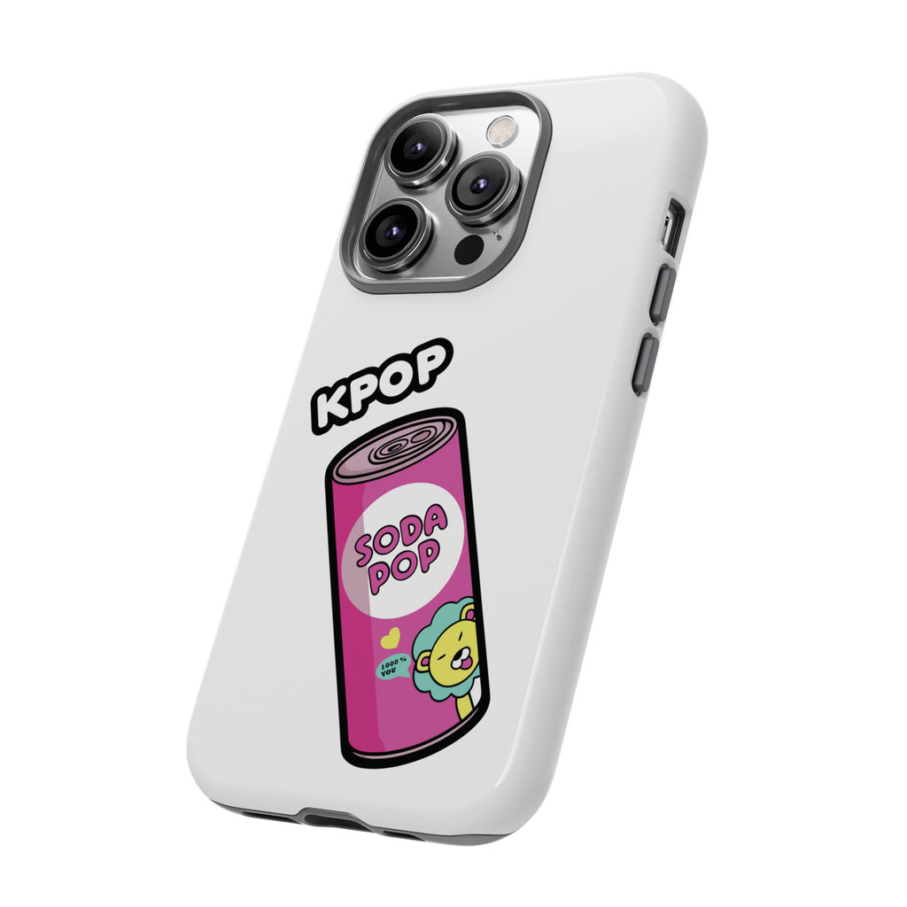 KPOP Style Soda Pop White Smartphone Tough Cases