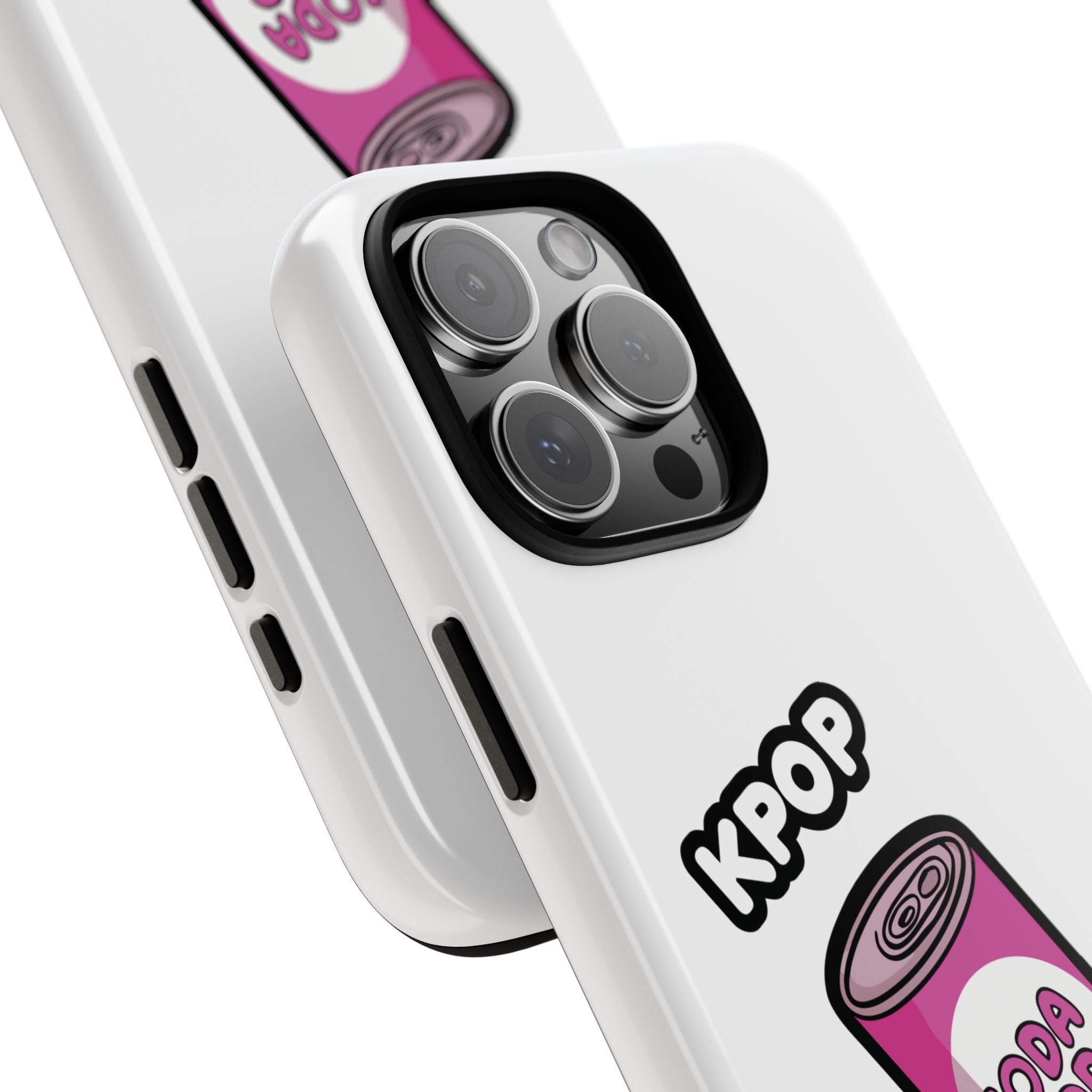 KPOP Style Soda Pop White Smartphone Tough Cases
