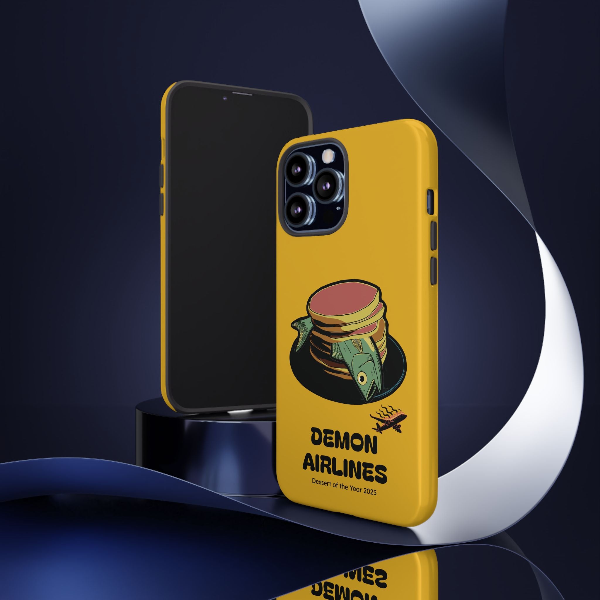 KPOP Style Fish Pancakes Yellow Smartphone Tough Cases