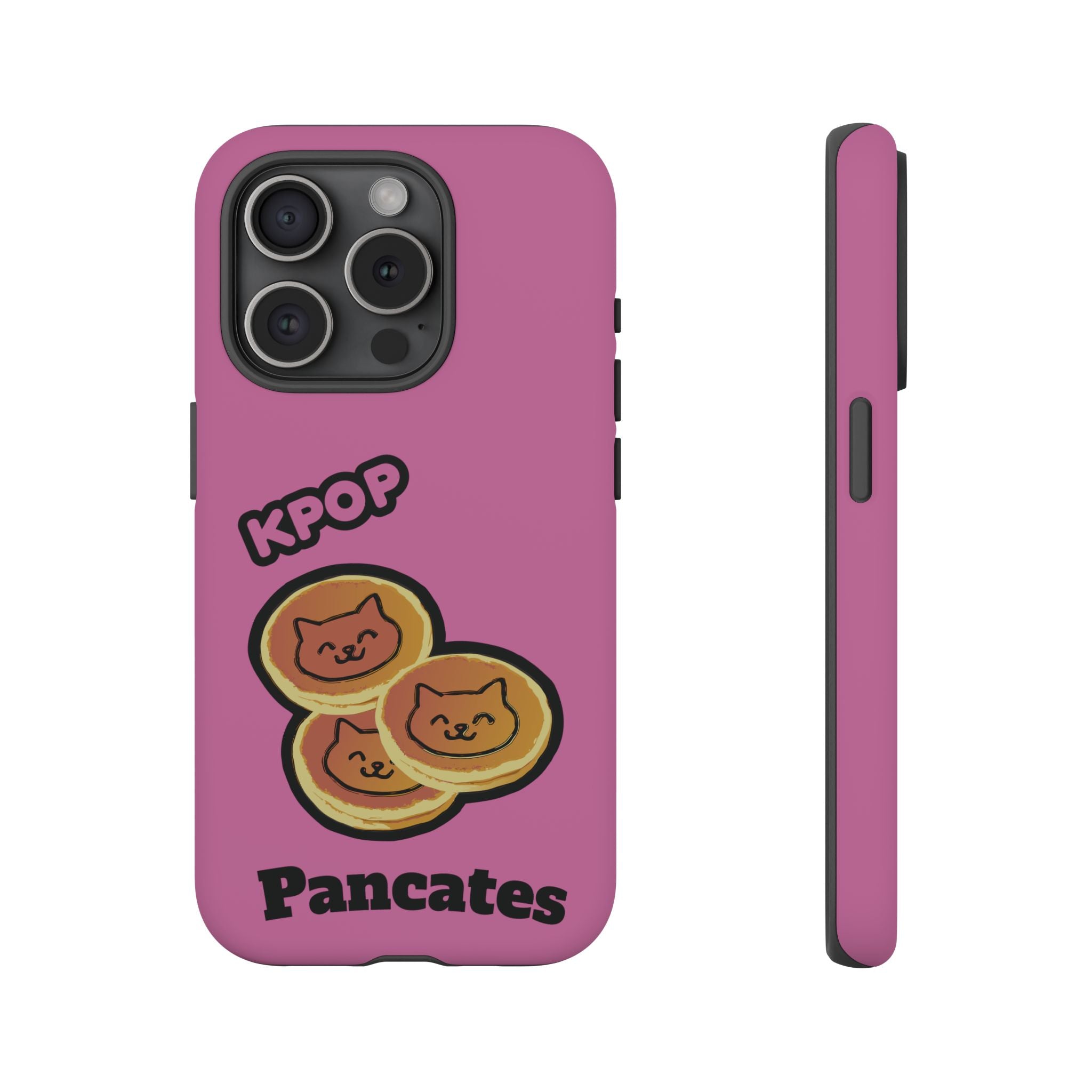 KPOP Style Pancates Pink Smartphone Tough Cases
