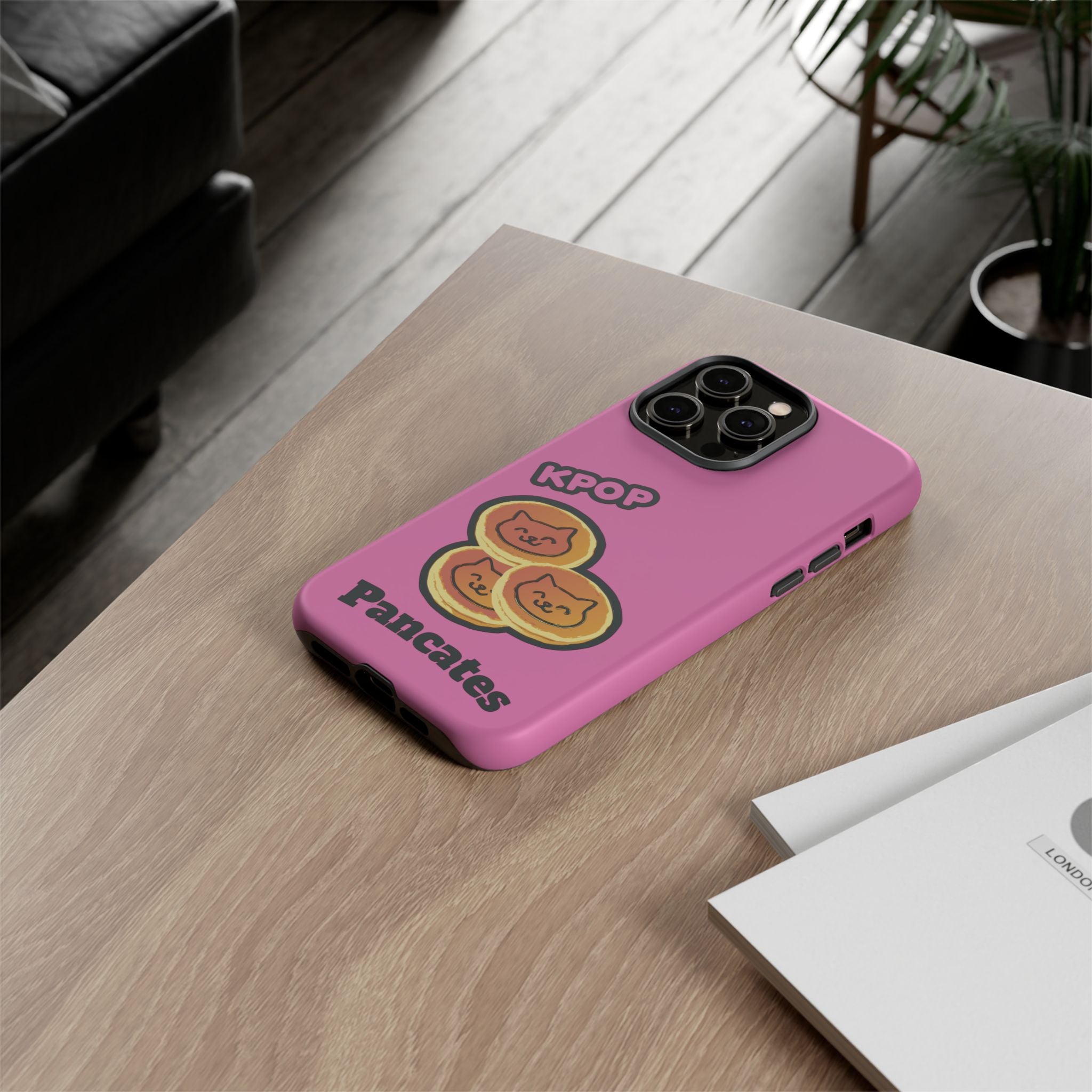 KPOP Style Pancates Pink Smartphone Tough Cases