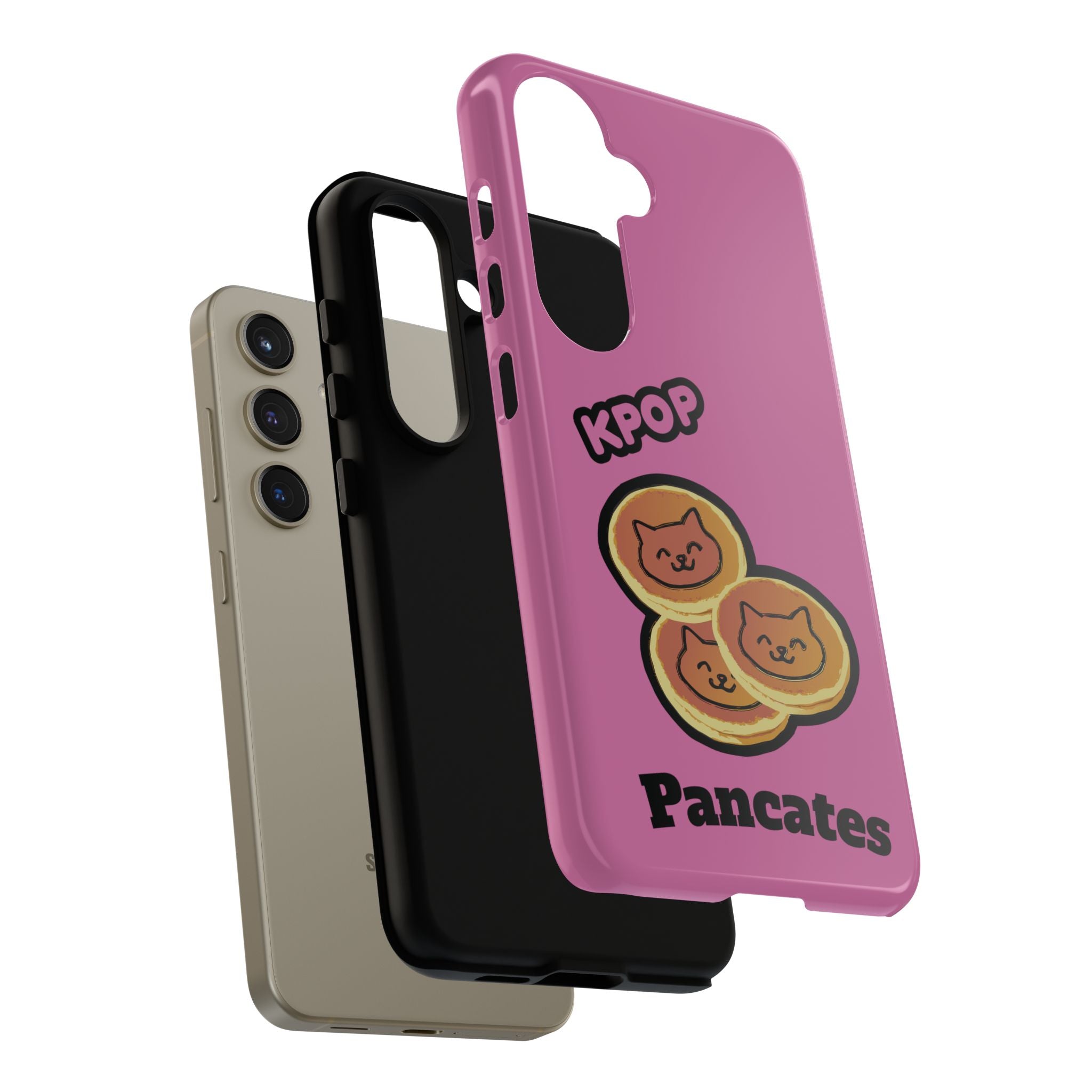 KPOP Style Pancates Pink Smartphone Tough Cases