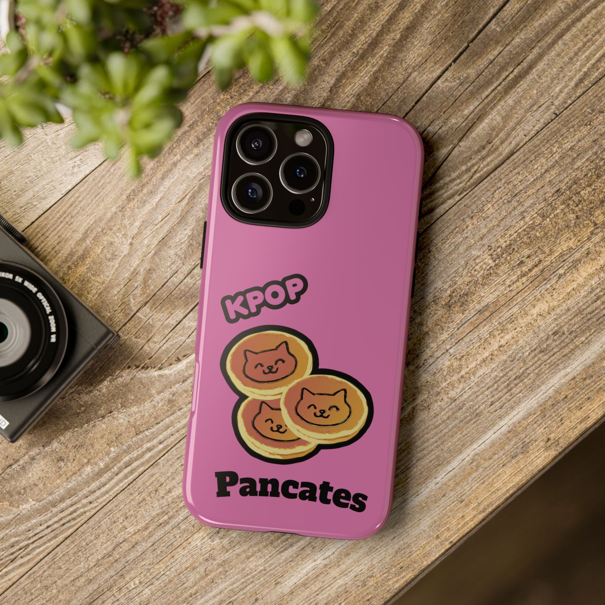 KPOP Style Pancates Pink Smartphone Tough Cases